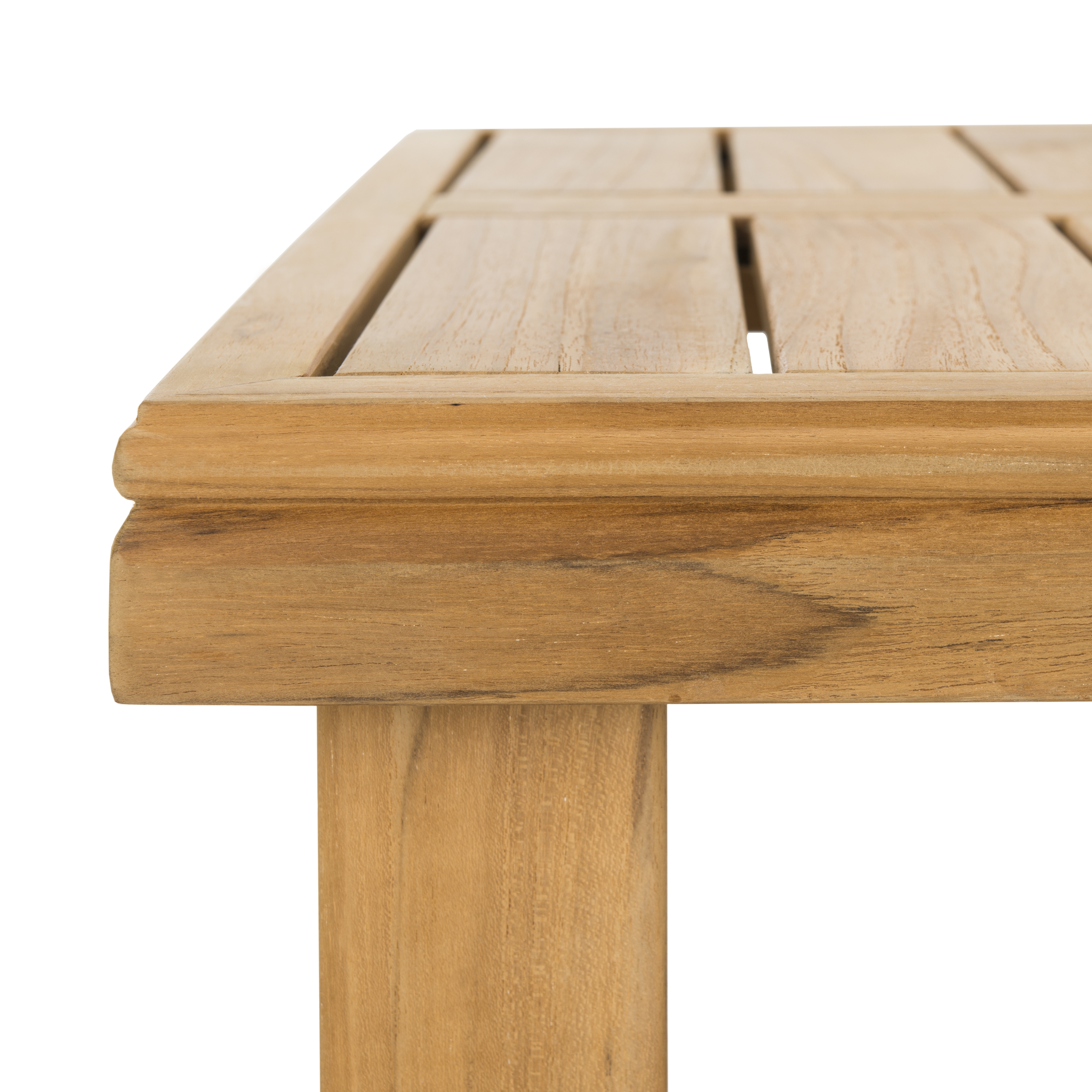 Montford End Table - Teak/Beige - Safavieh - Image 4