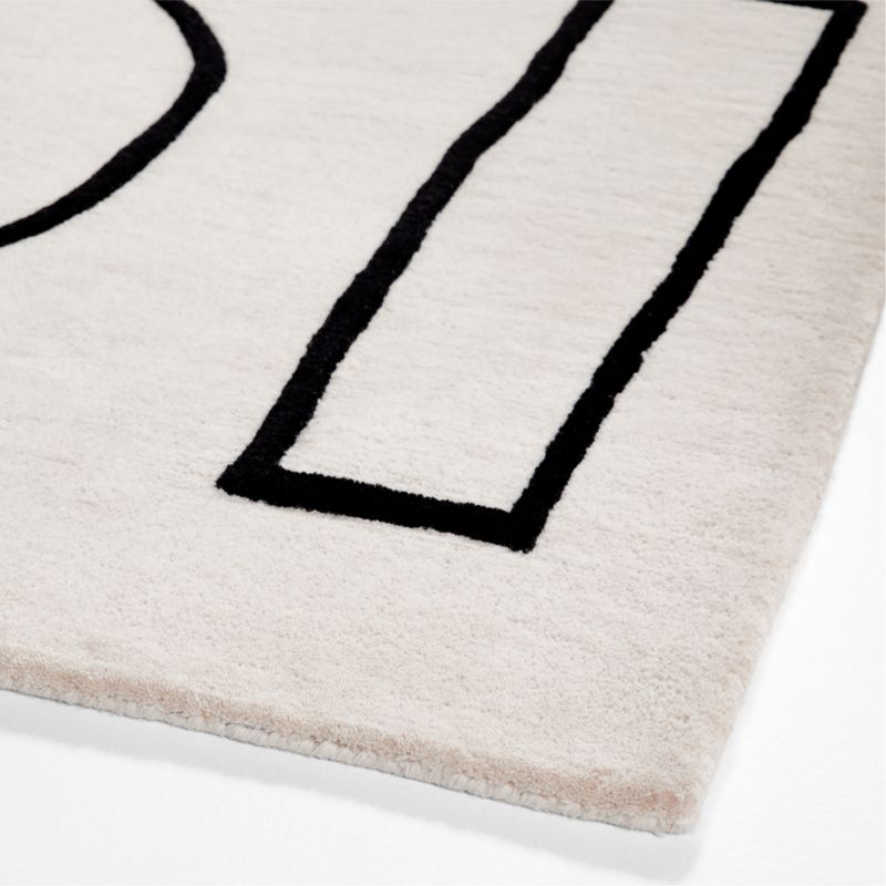 Linear Shapes Beige Rug 8x10 - Image 4