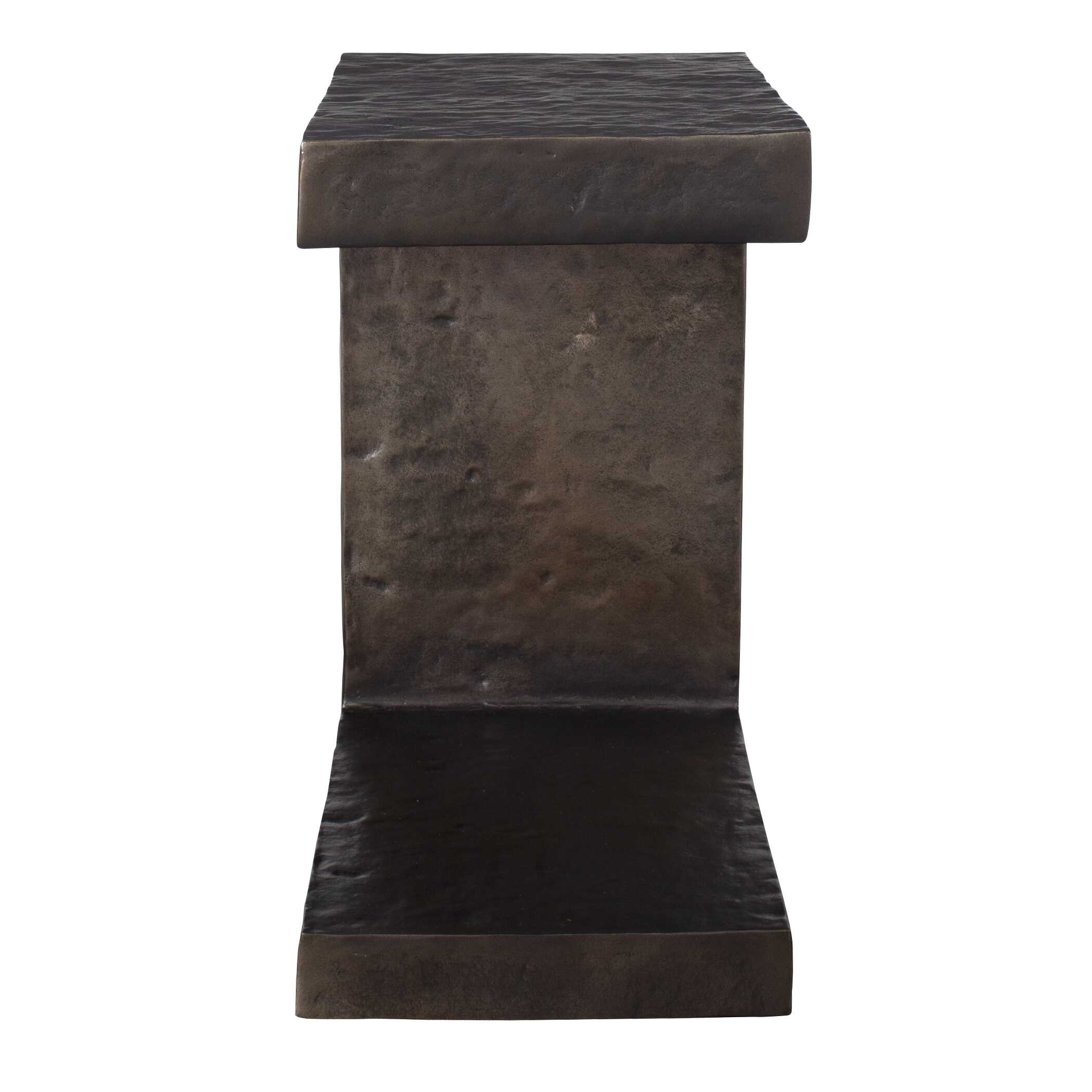 Obra Bronze Outdoor Side Table - Image 2