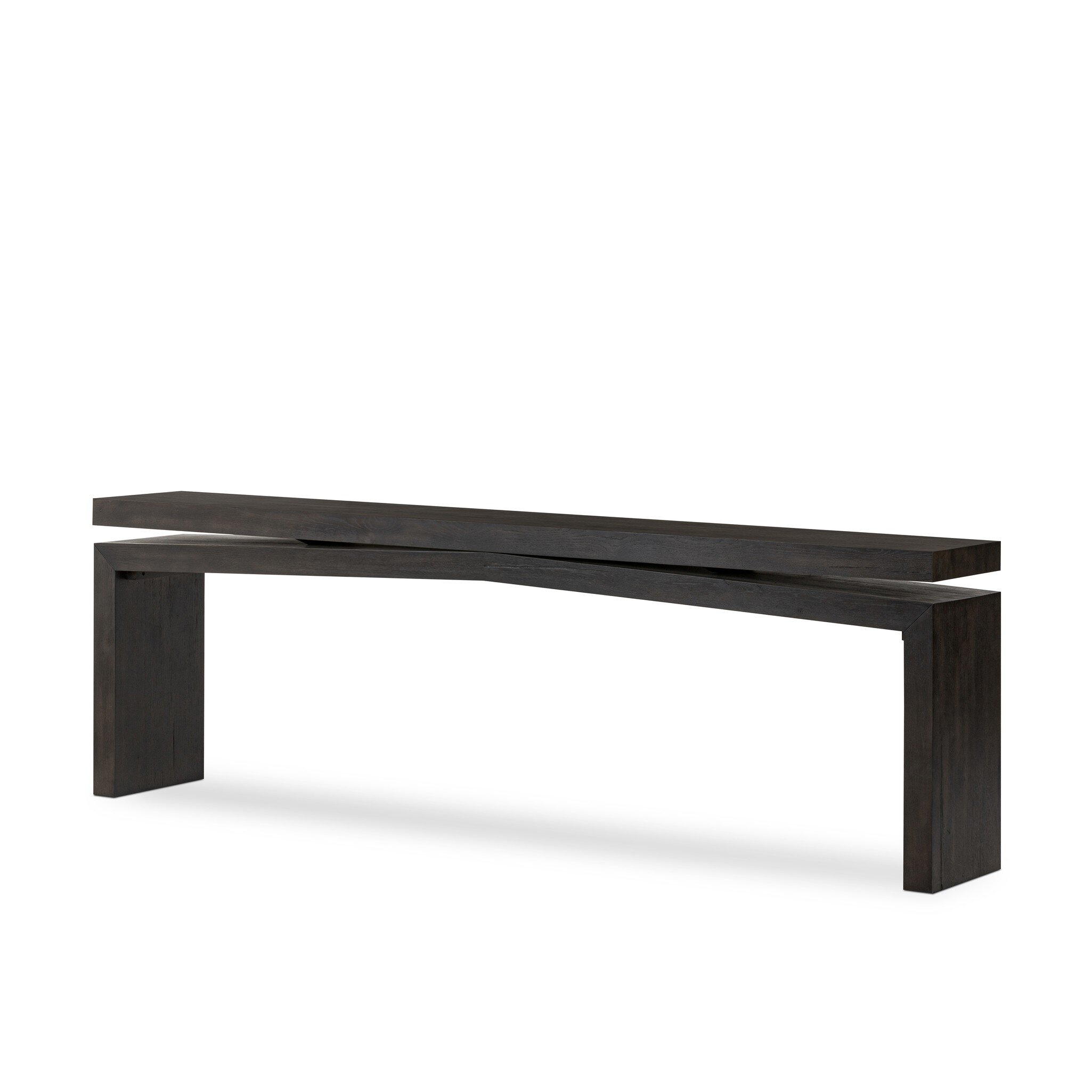Matthes Console Table - 94" - Smoked Black Veneer - Image 1