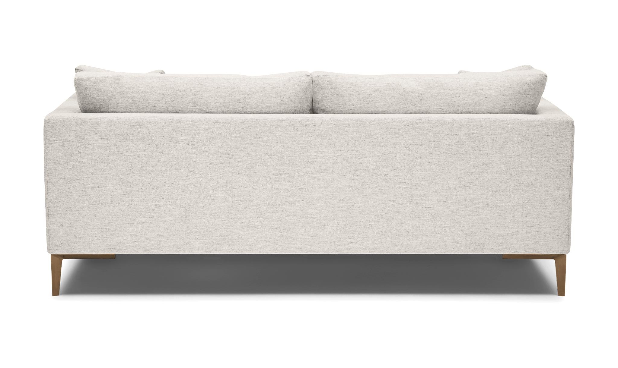 Beige/White Ainsley Mid Century Modern Sofa - Merit Dove - Image 5