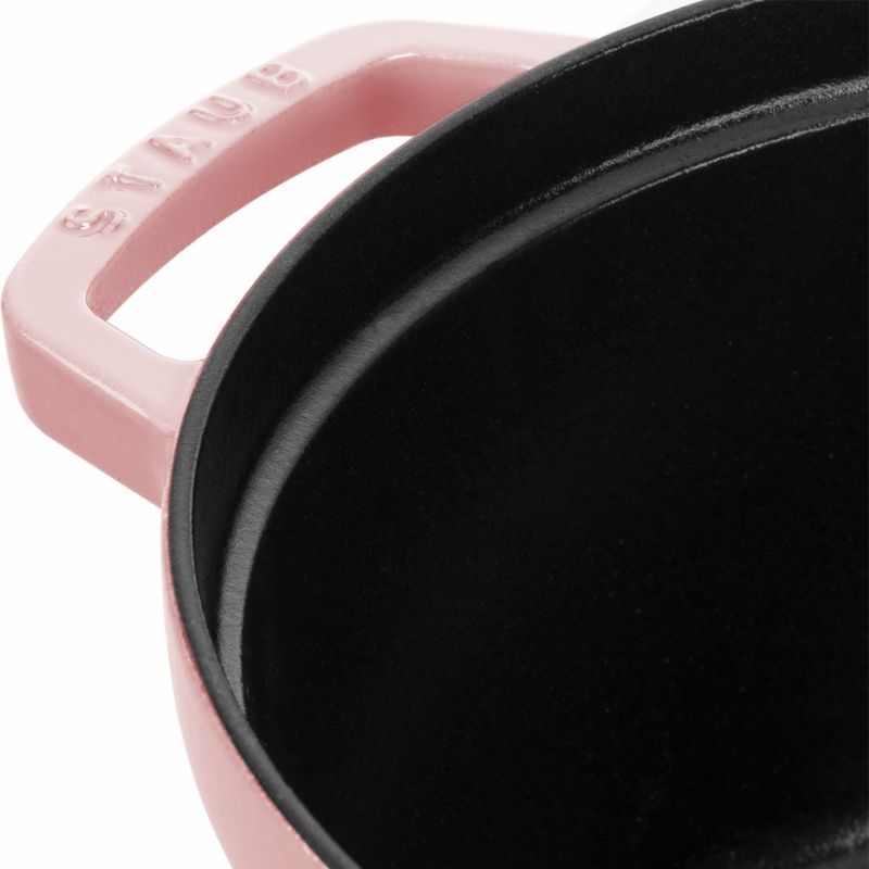Staub ® Peony Pink Cast Iron 7-Qt. Round Cocotte - Image 9