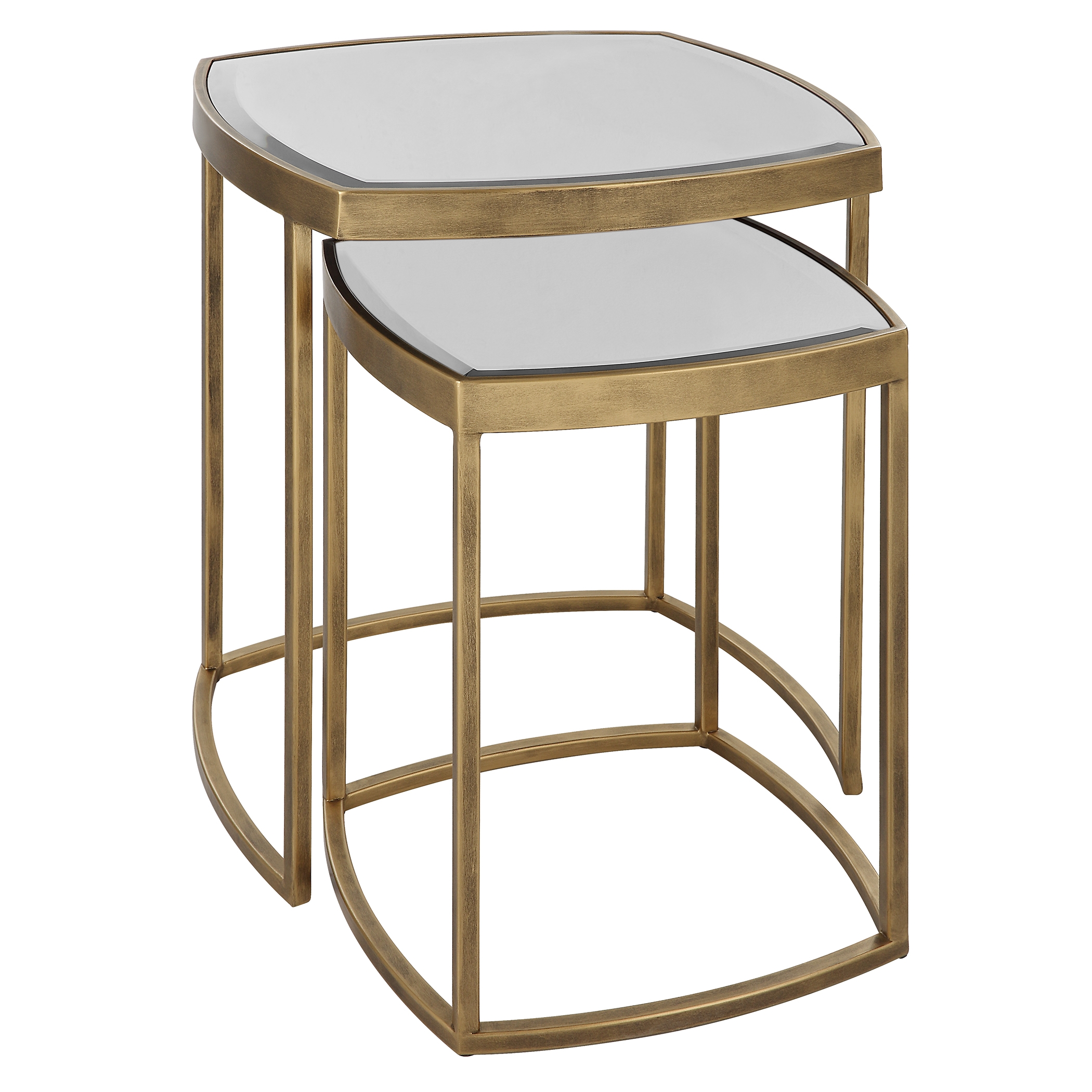 Vista Gold Nesting Tables Set Of 2 - Image 3