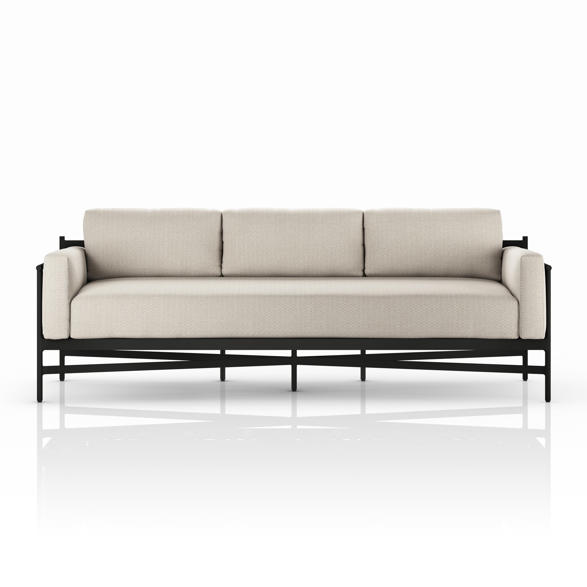 Hearst Outdoor Sofa - 99" - Faye Sand - Image 0