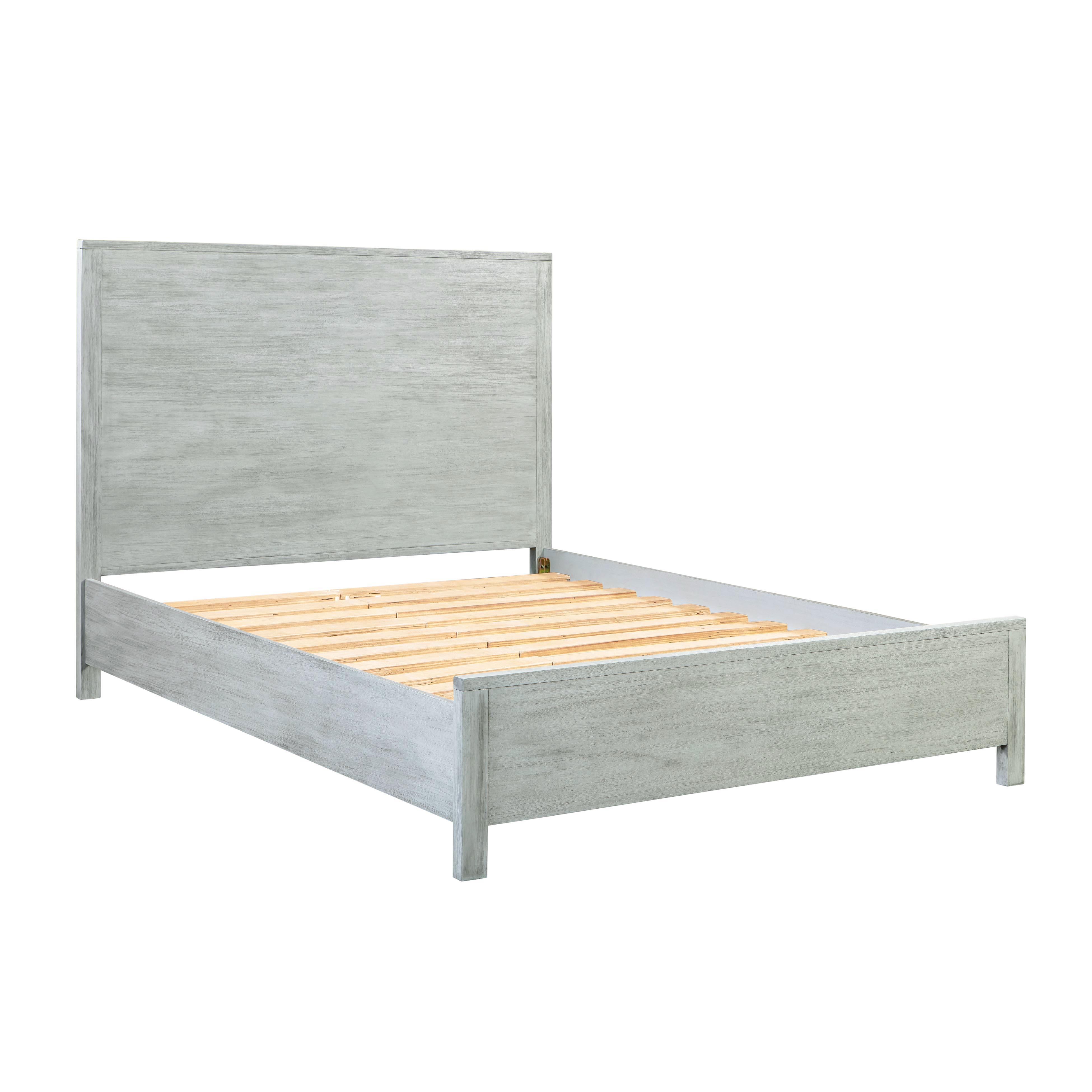 Zoey Morgan Washed Wooden King Bed - Image 3
