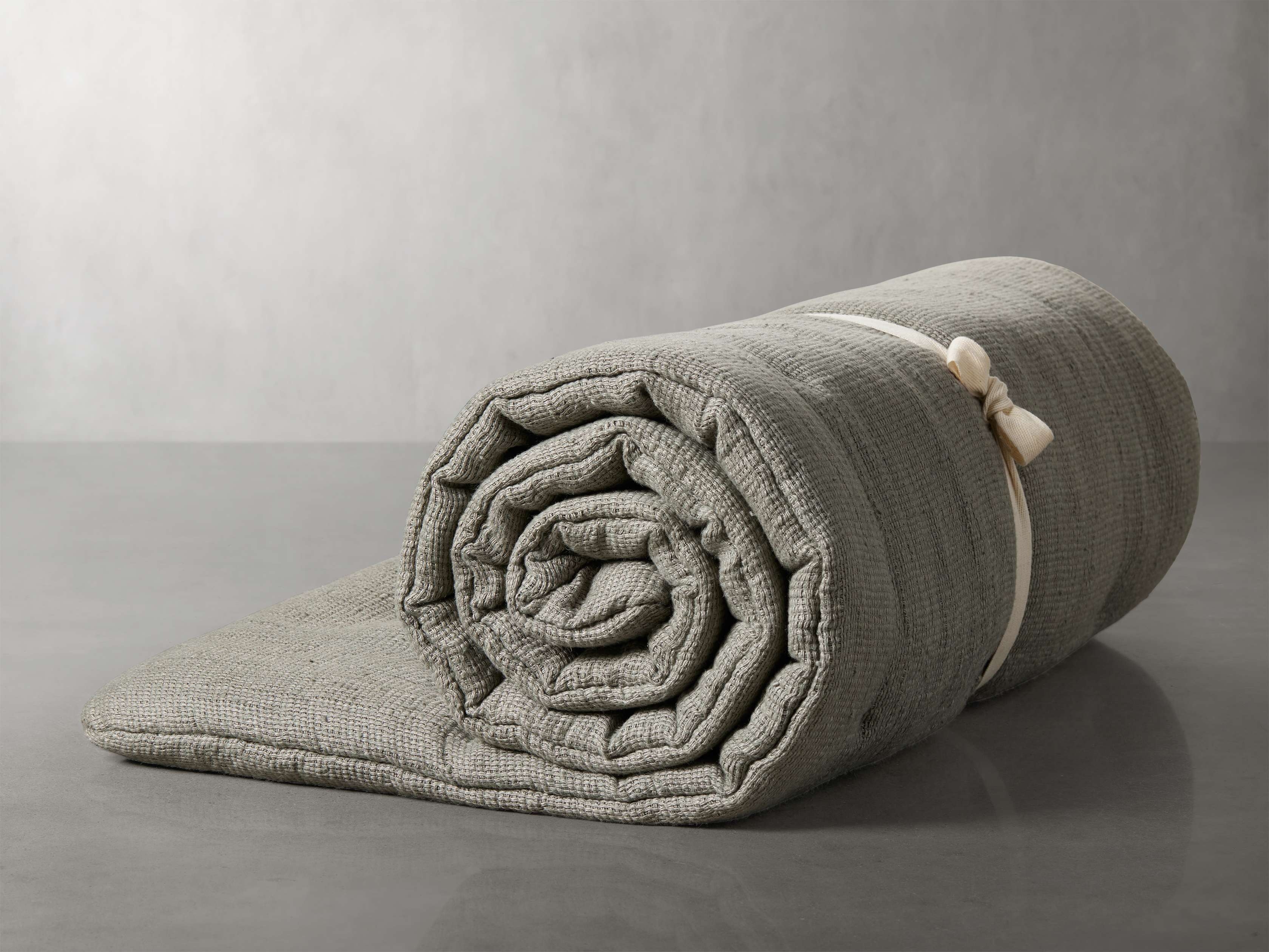 Khai Throwbed in Linen Green  Sage - Image 0