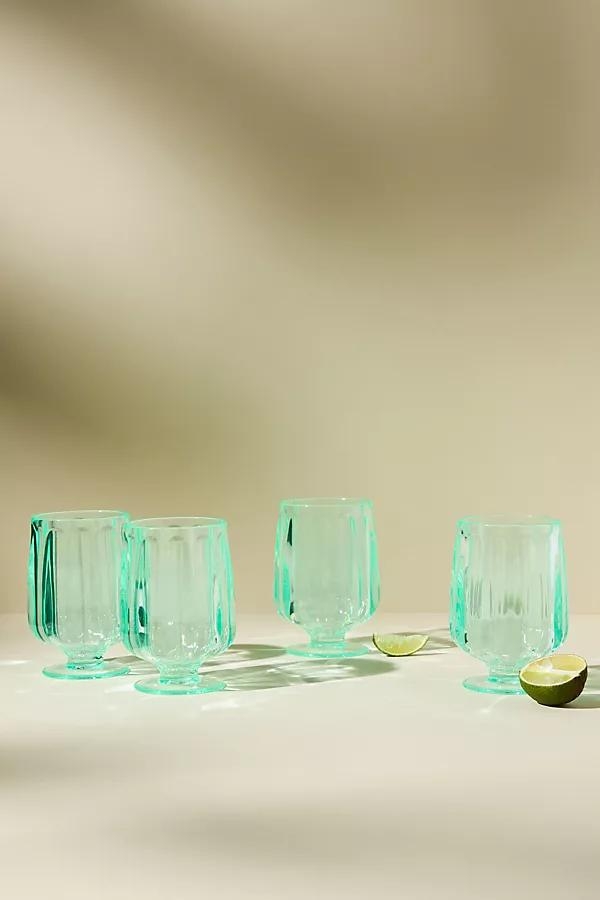 Lucia Acrylic Goblet Wine Glasses, Set of 4 - Image 0