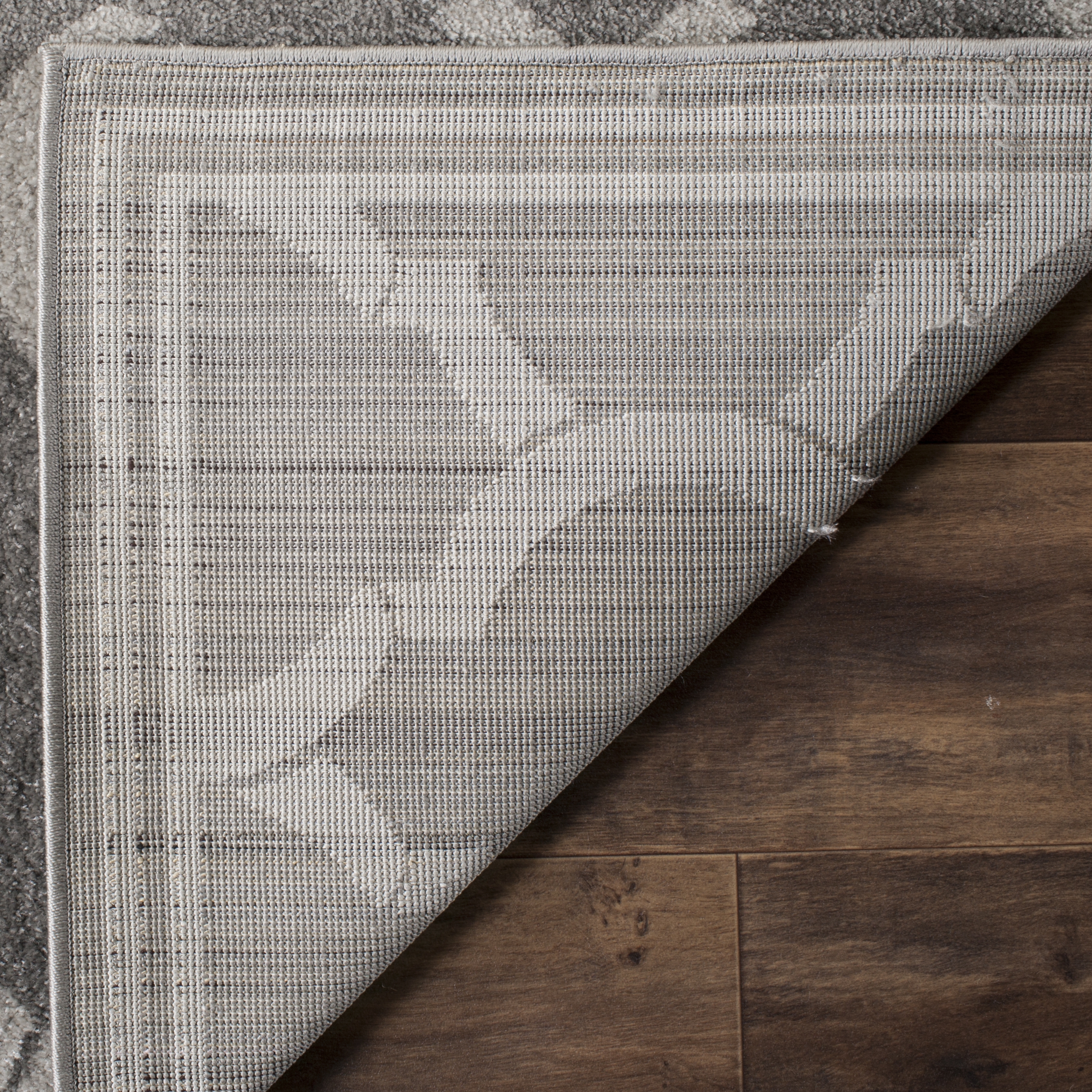 Arlo Home Indoor/Outdoor Woven Area Rug, AMT415C, Grey/Light Grey,  2' 3" X 9' - Image 3