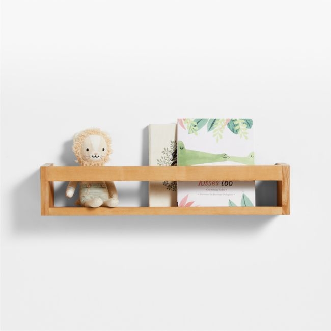 Aries Natural Wood Kids Bookshelf, Set of 3 - Image 0