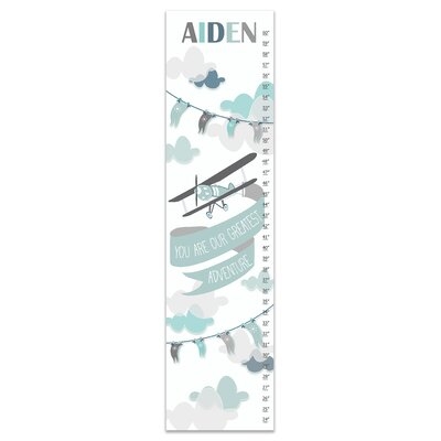 Tinsley Airplane Personalized Growth Chart - Image 0