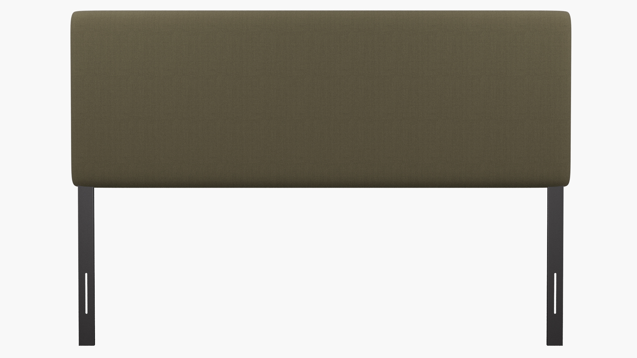Square Back Headboard, Olive Everyday Linen, King - Image 1