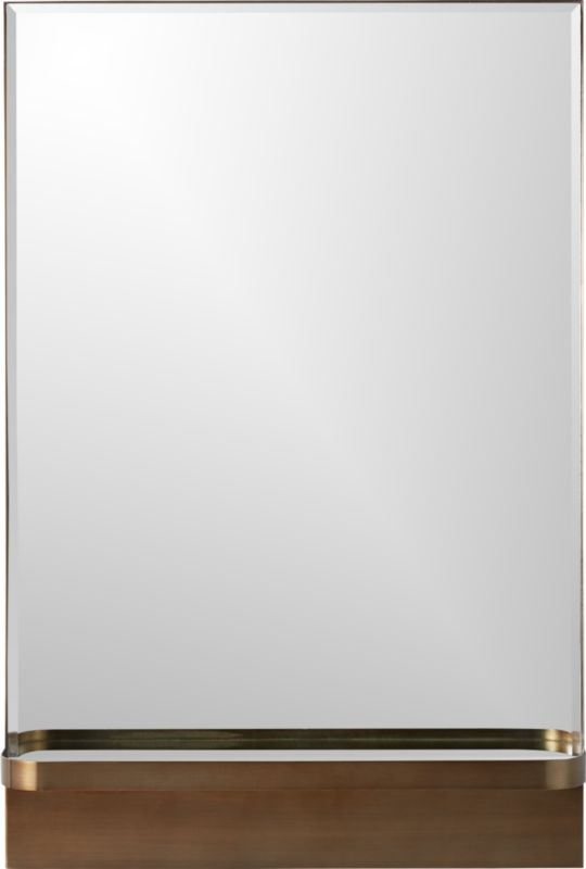 Cooper Rectangular Mirror with Shelf 24"x36" - Image 4
