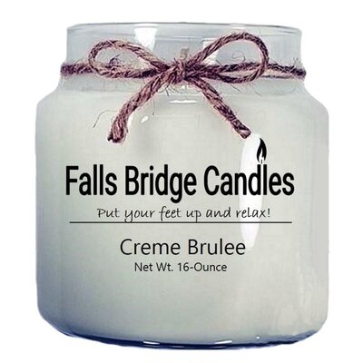 Creme Brulee' Scented Jar Candle - Image 0