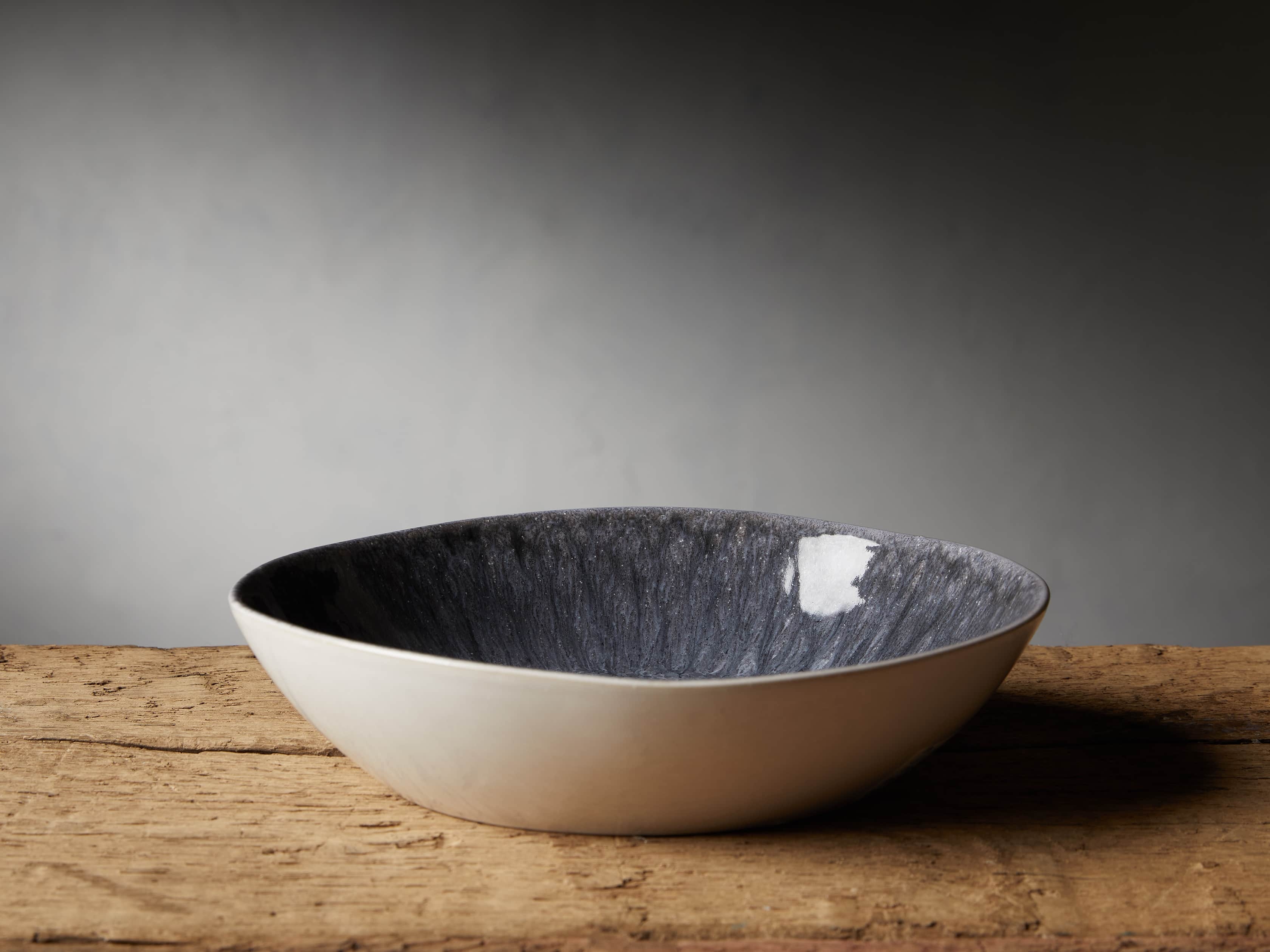 Luna Pasta Bowls (Set Of 4) in Stoneware Blue - Image 0