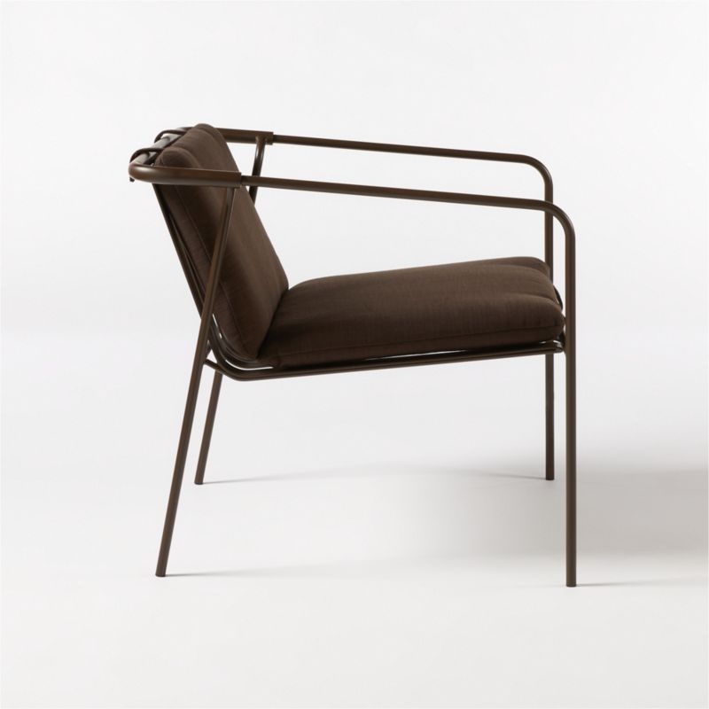 Navene Bronze Lounge Chair - Image 4