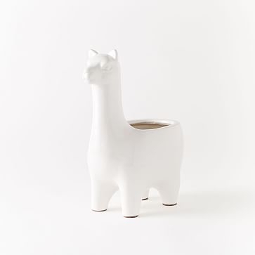 Ceramic Llama Planter, Small - Image 1