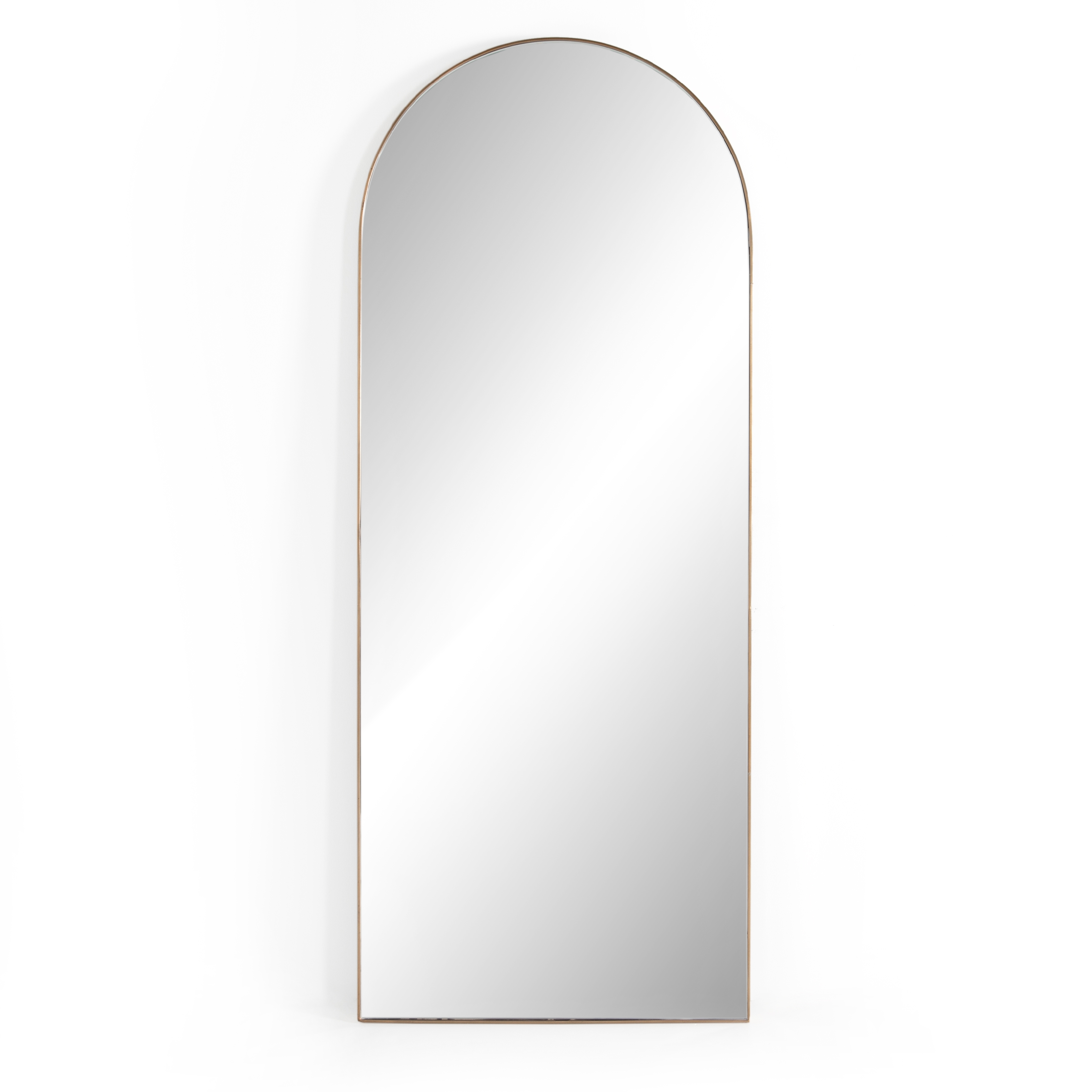 Georgina Floor Mirror - Polished Brass - Image 0