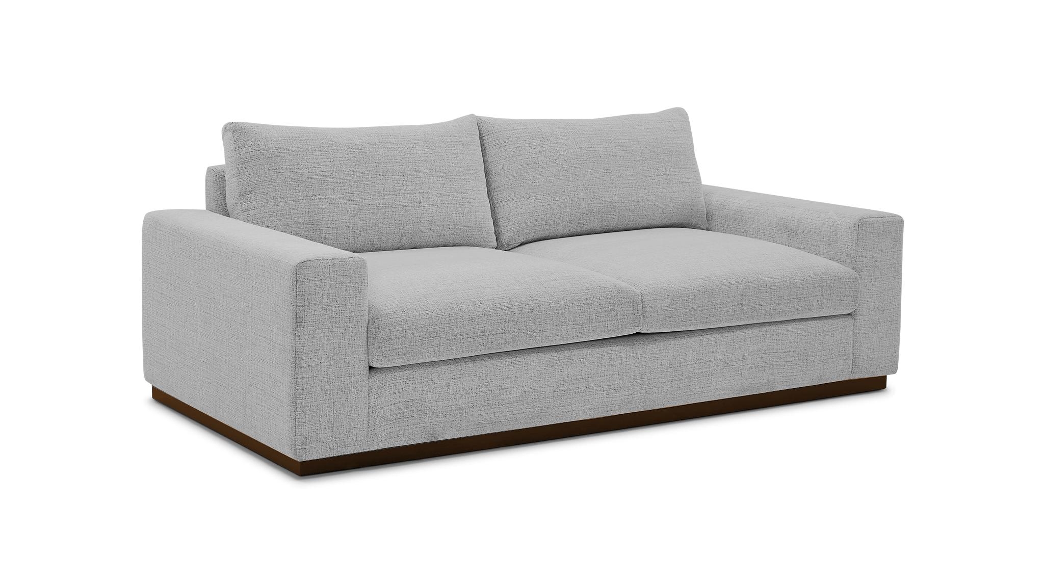 Gray Holt Mid Century Modern Sofa - Milo Dove - Mocha - Image 1
