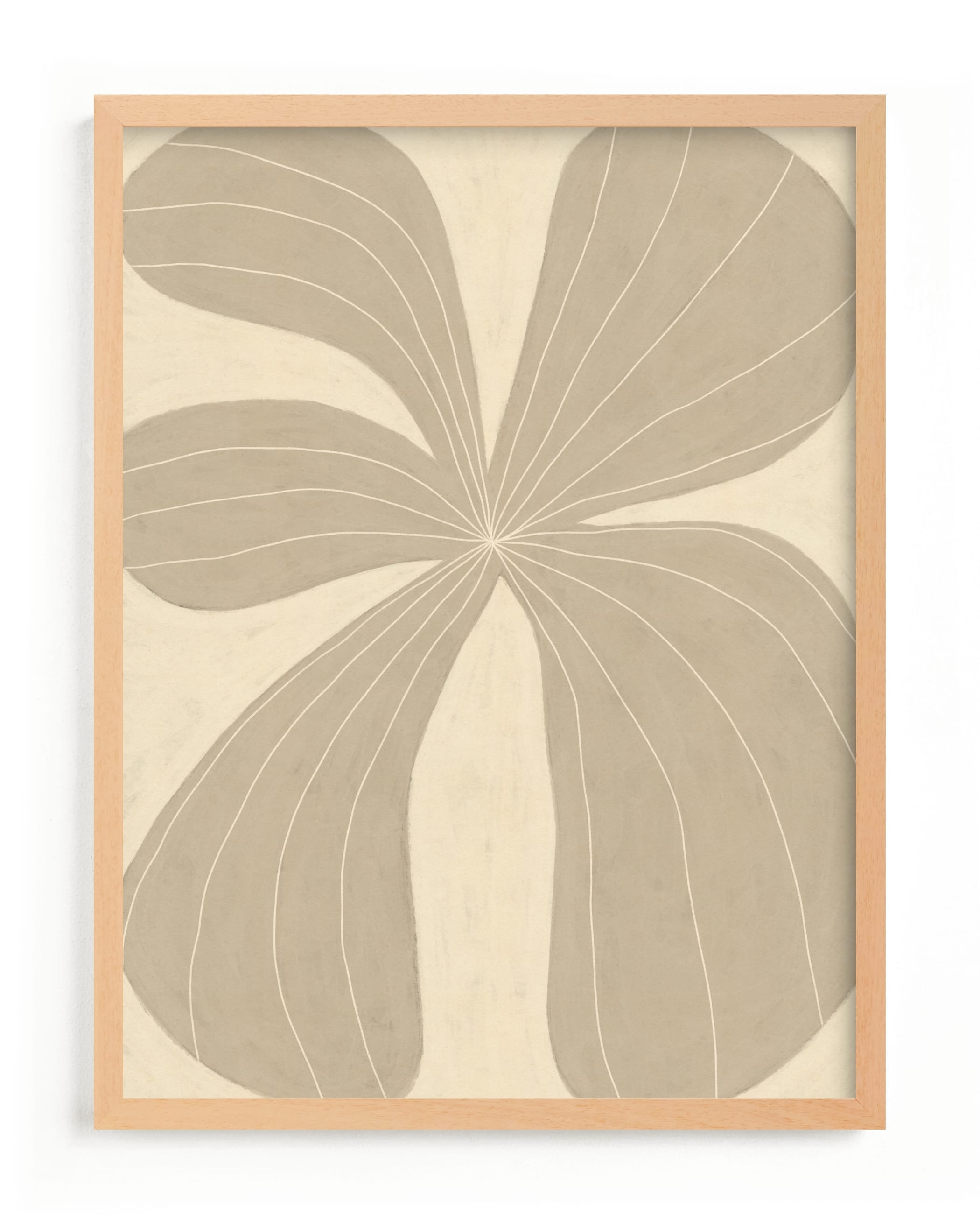 Beige Flower Limited Edition Fine Art Print 2 - Image 0