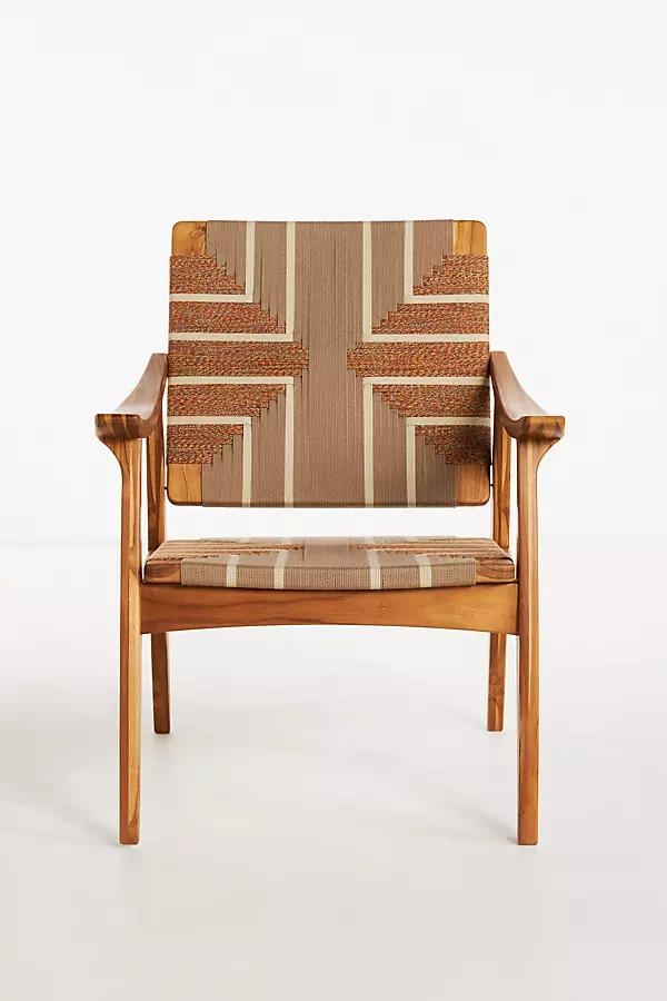 Masaya & Co. Teak Izapa Armchair By Masaya & Co. in Beige - Image 0