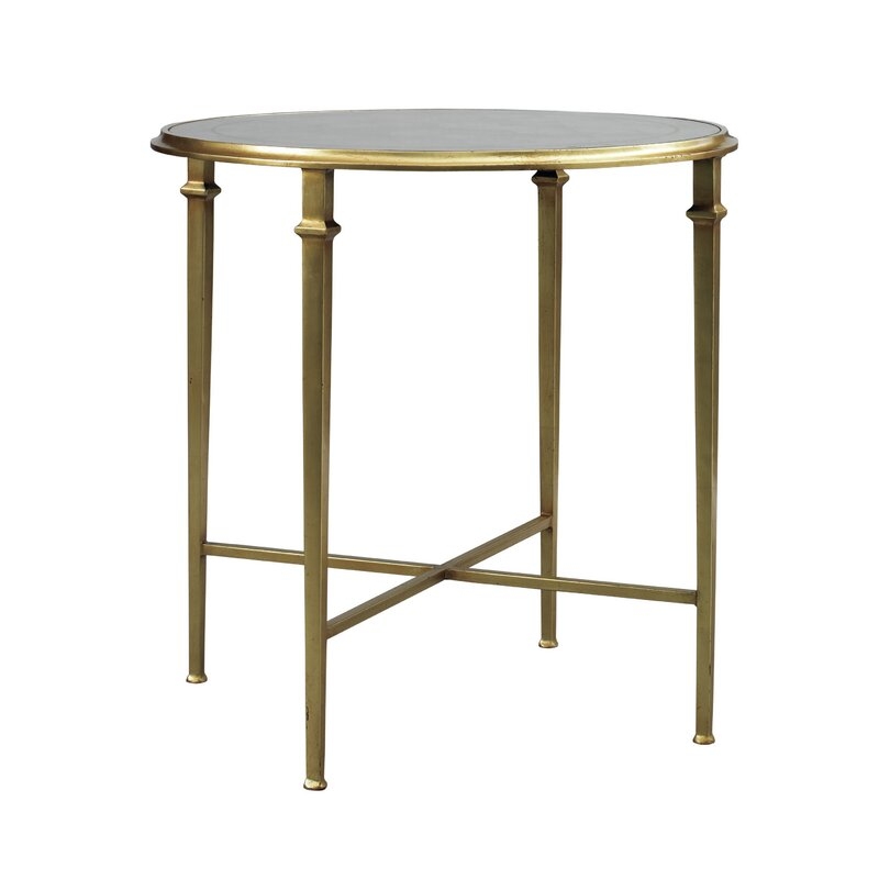 Lillian August Barlow Glass Top End Table - Image 0