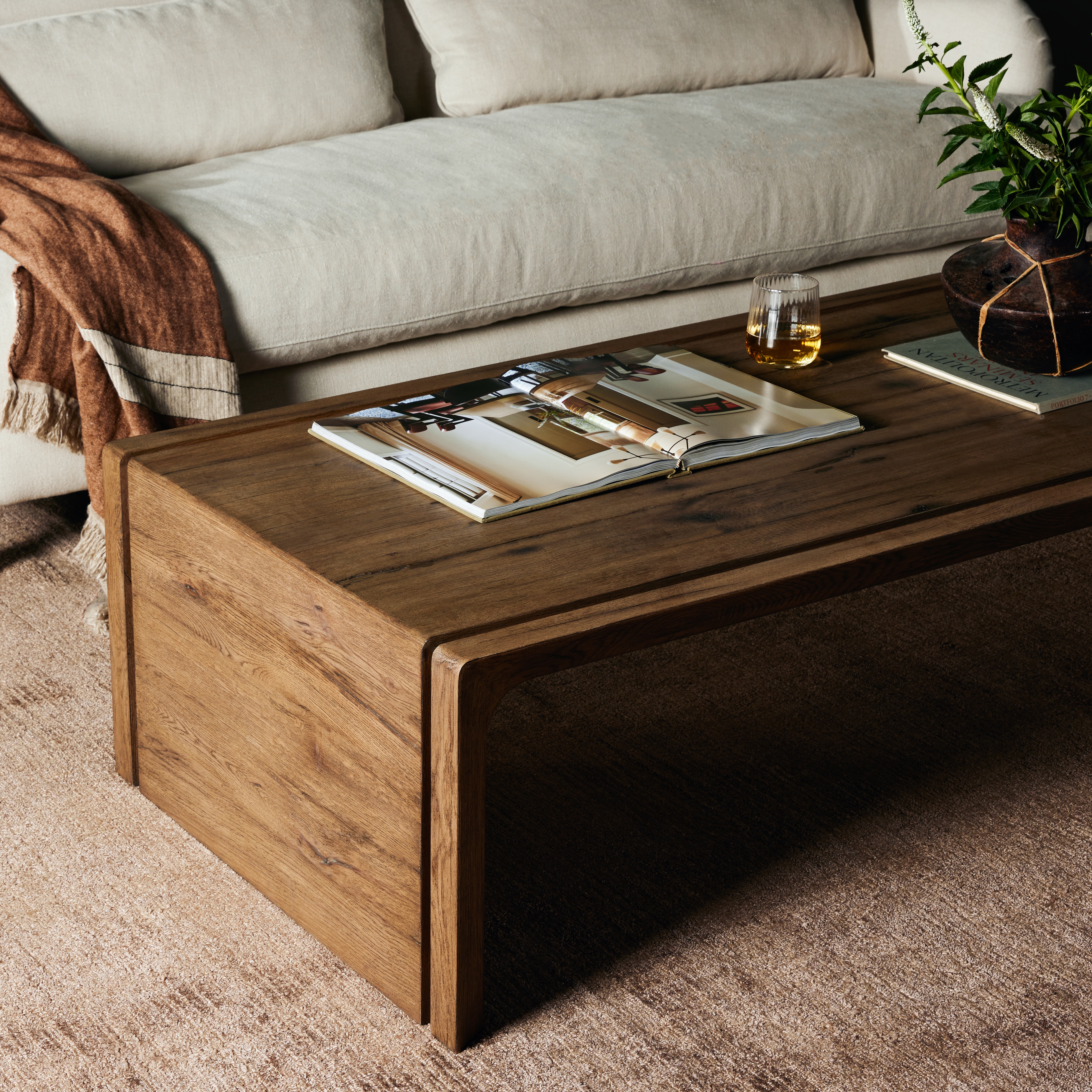 Henry Coffee Table-Rustic Grey - Image 11