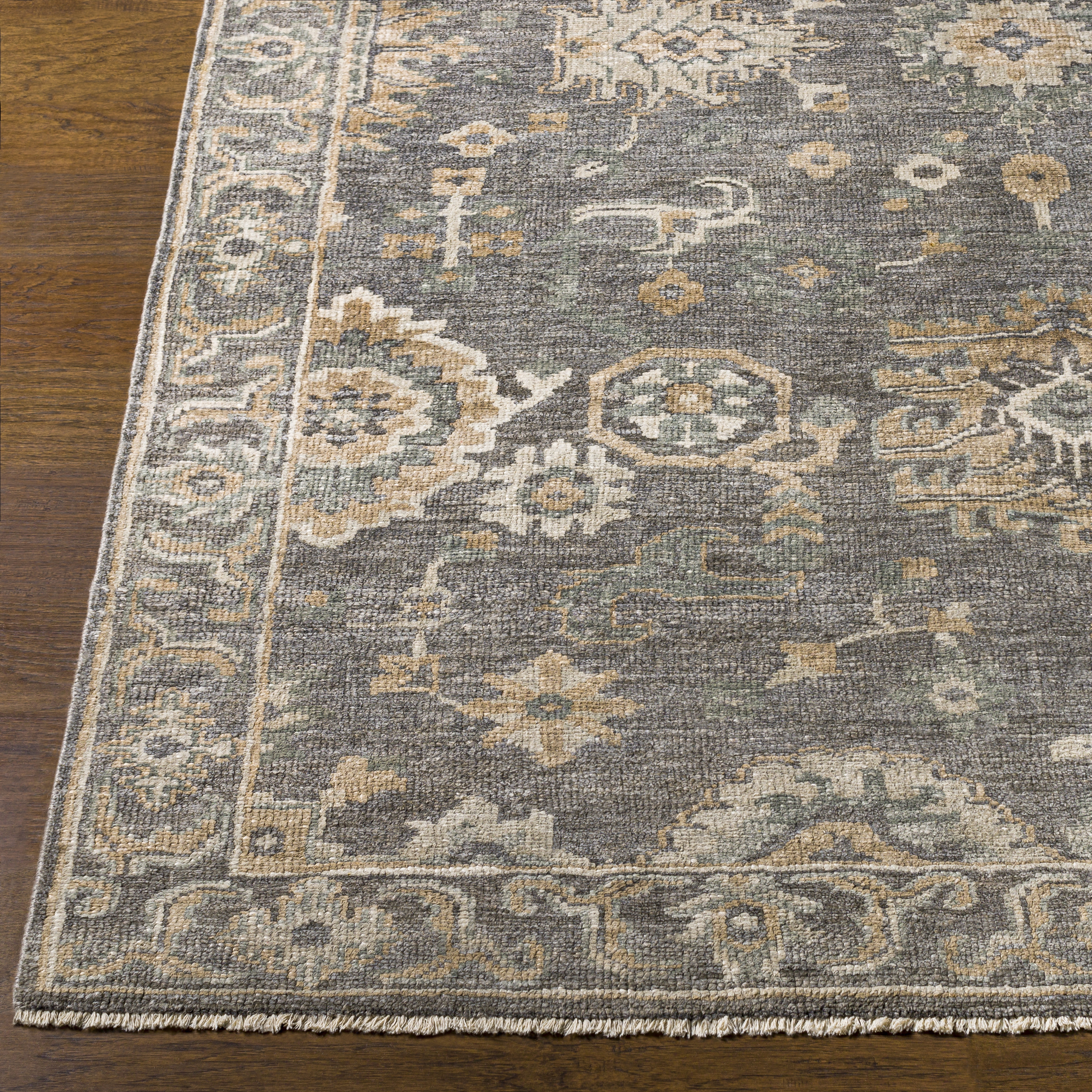 Royal Beige Indoor 2' x 3' Handmade Rug - Image 1
