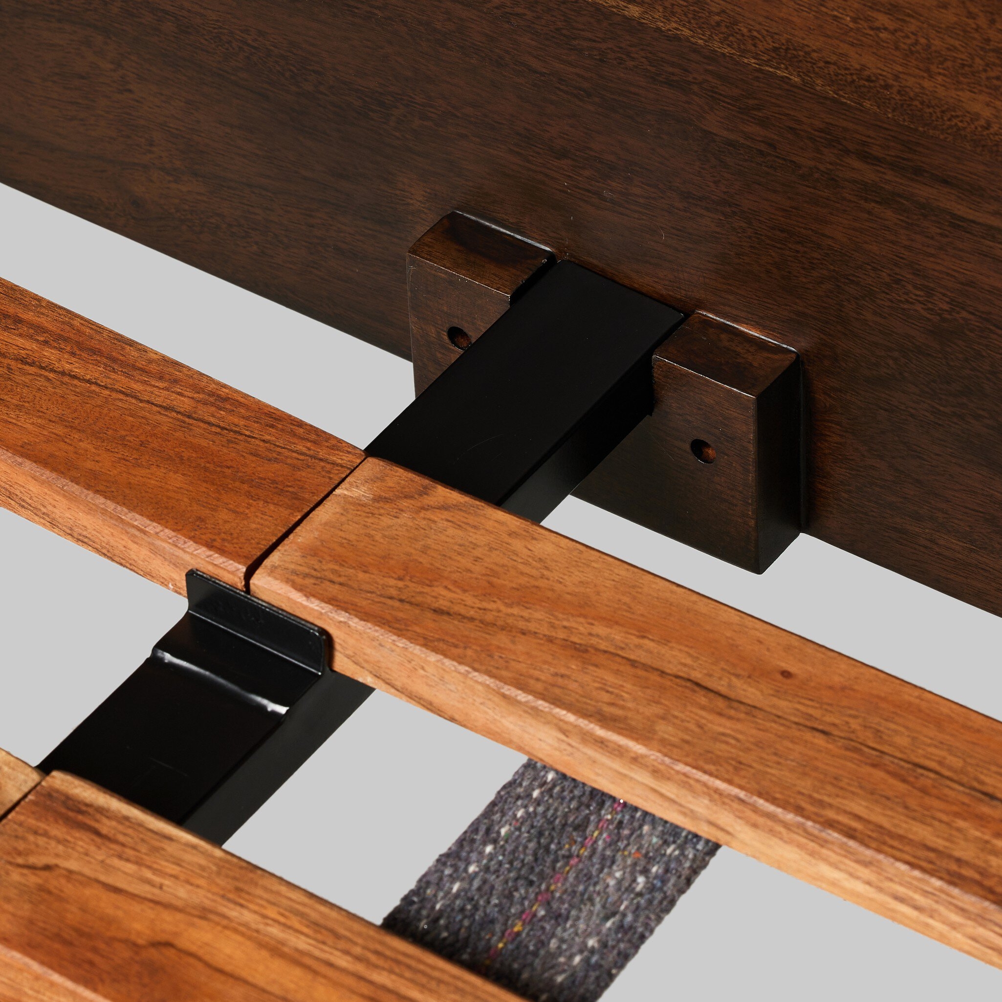 Nigel Bed - Rustic Brown Acacia - Image 9
