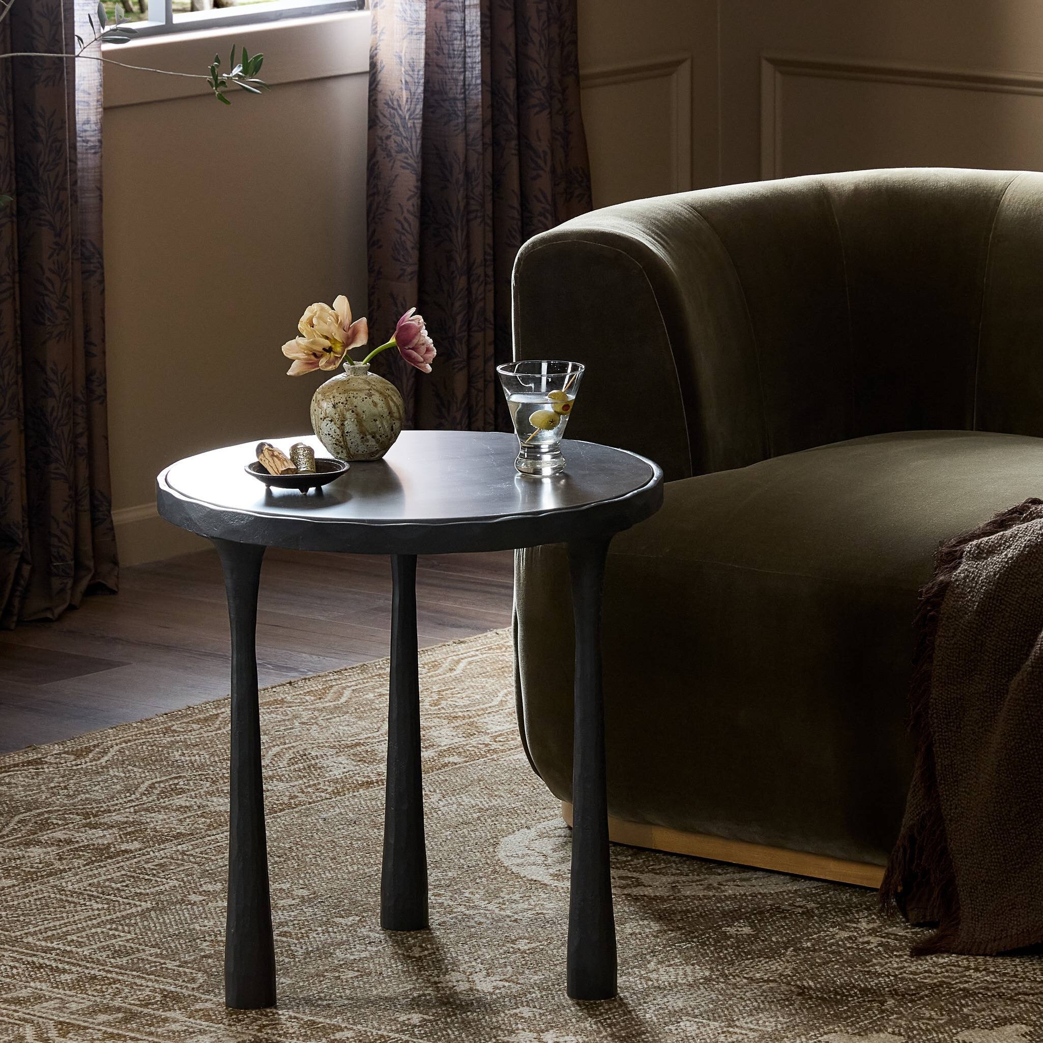 Billings End Table - Grey Italian Marble by Amber Lewis x Four Hands - Image 3