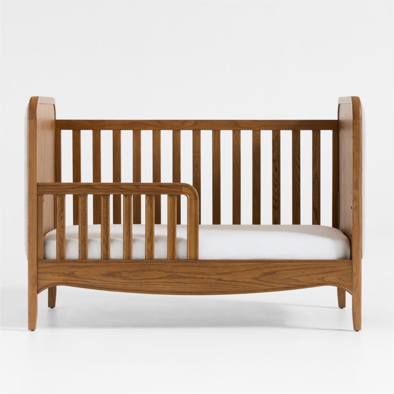 Bacton Oak Wood Toddler Bed Rail by Jake Arnold - Image 1