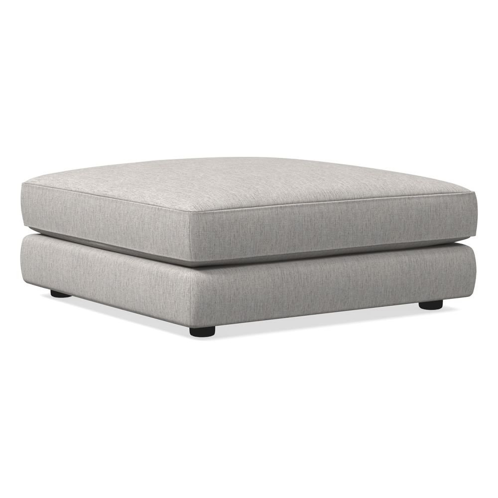 Haven Ottoman, Trillium , Performance Coastal Linen, Storm Gray, Concealed Supports - Image 0