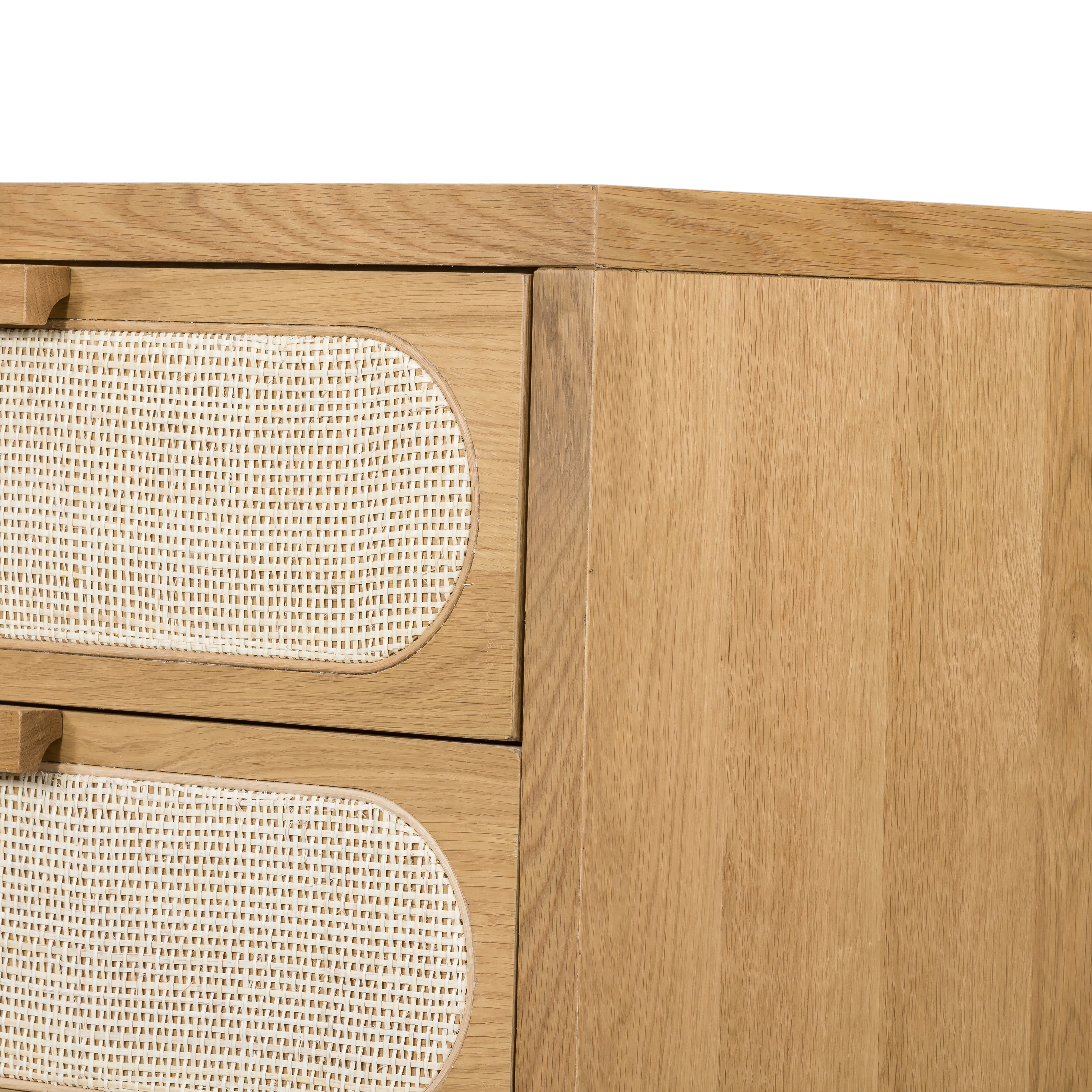 Allegra 5 Drawer Dresser-Natural Cane - Image 5