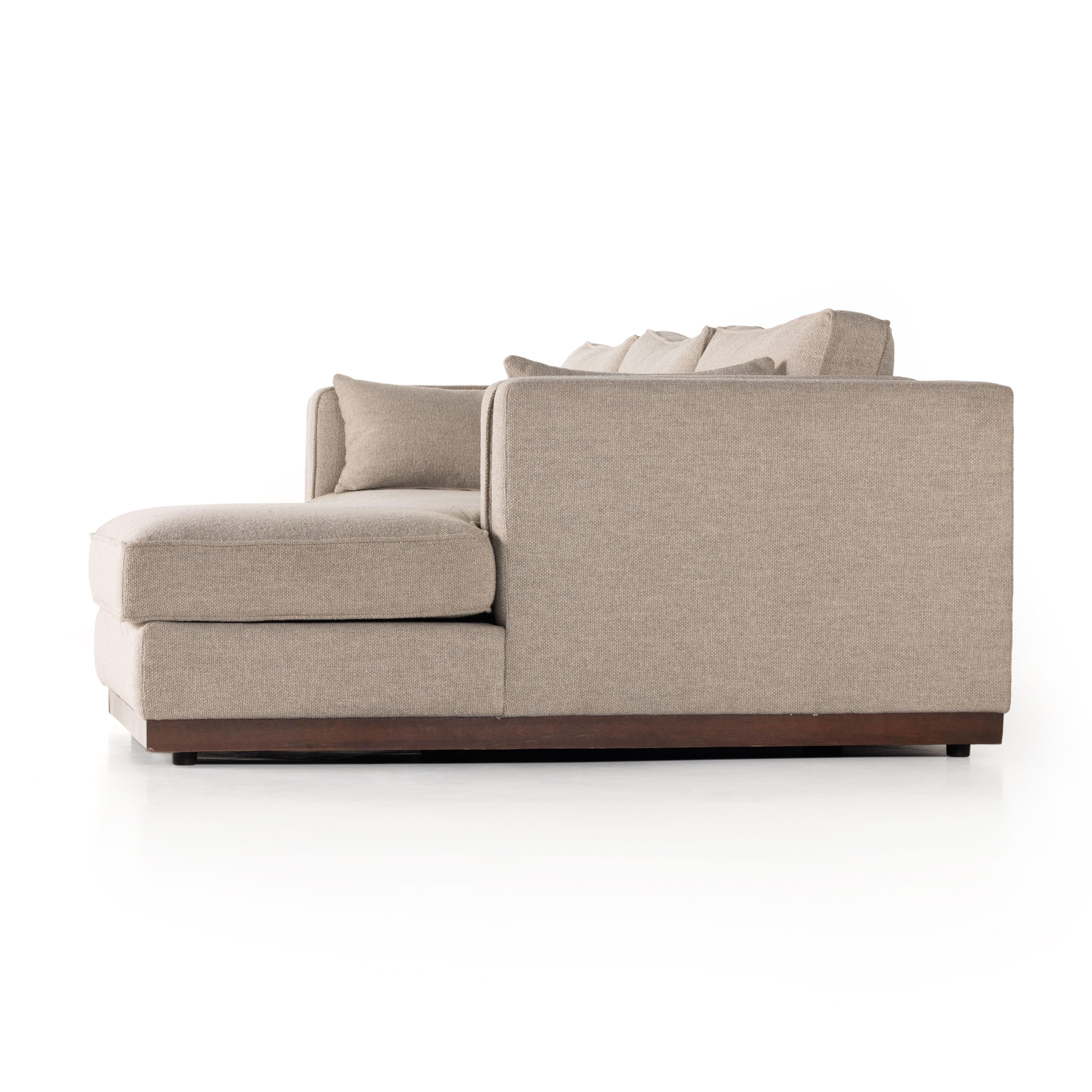 Lawrence 2pc Raf Sectional-Nova Taupe - Image 2