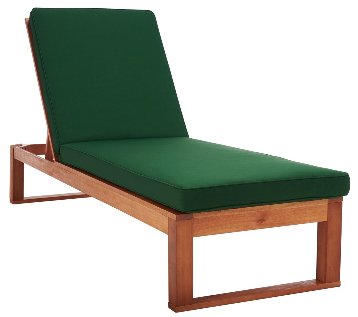 Solano Sunlounger - Natural/Green - Safavieh - Image 6
