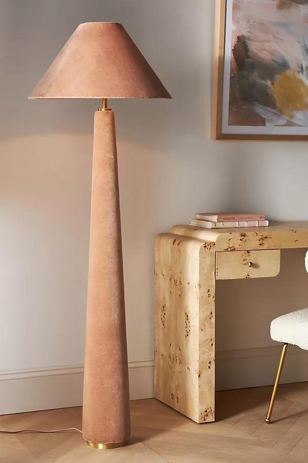Lulu Velvet Floor Lamp - Image 0
