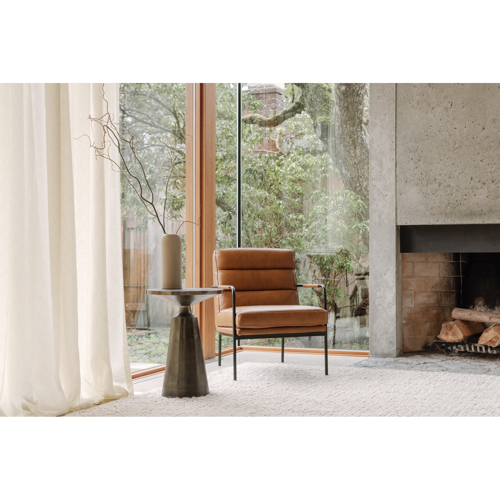 Sonja Accent Table Charcoal Grey - Image 5
