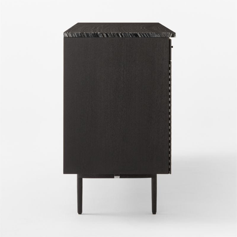 New England 71" Black Ebonized Oak Wood Console Table by Paul McCobb - Image 4