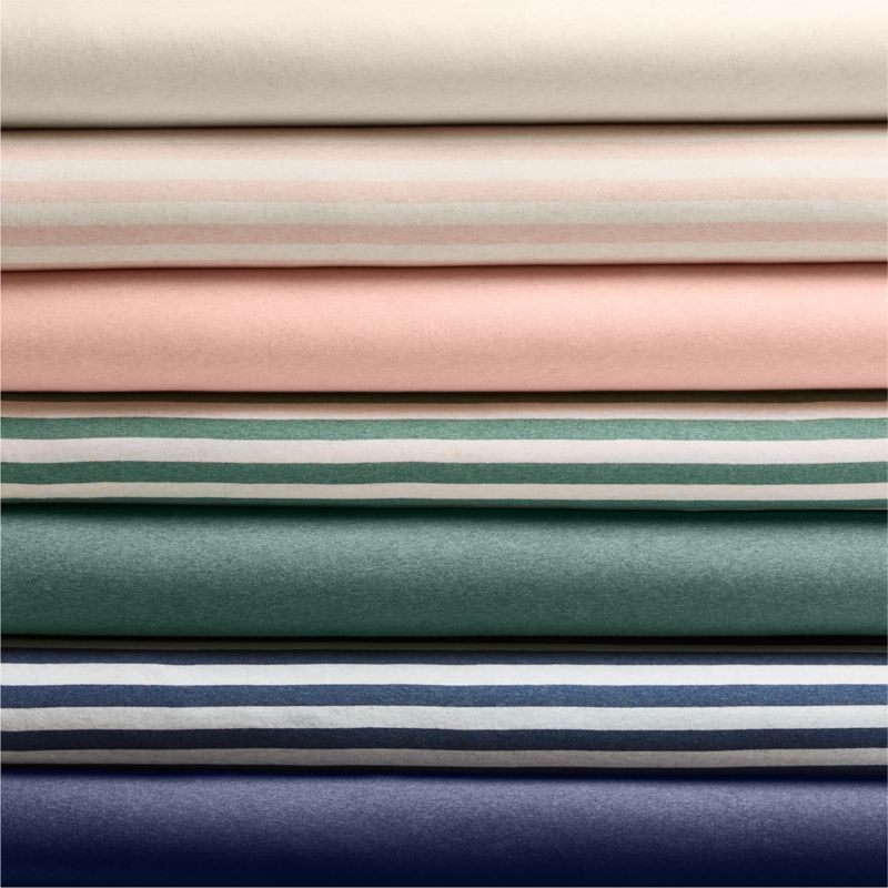 Comfy Tee Organic Cotton Jersey Beige Twin XL Sheet Set - Image 3