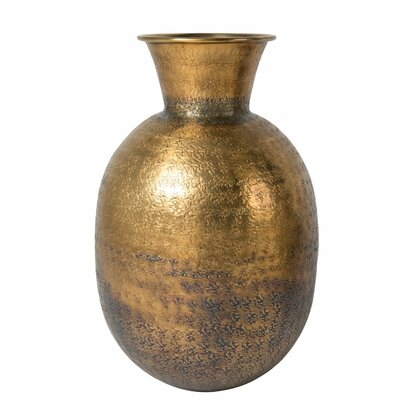 Areesha Brass 15'' Metal Table Vase - Image 0