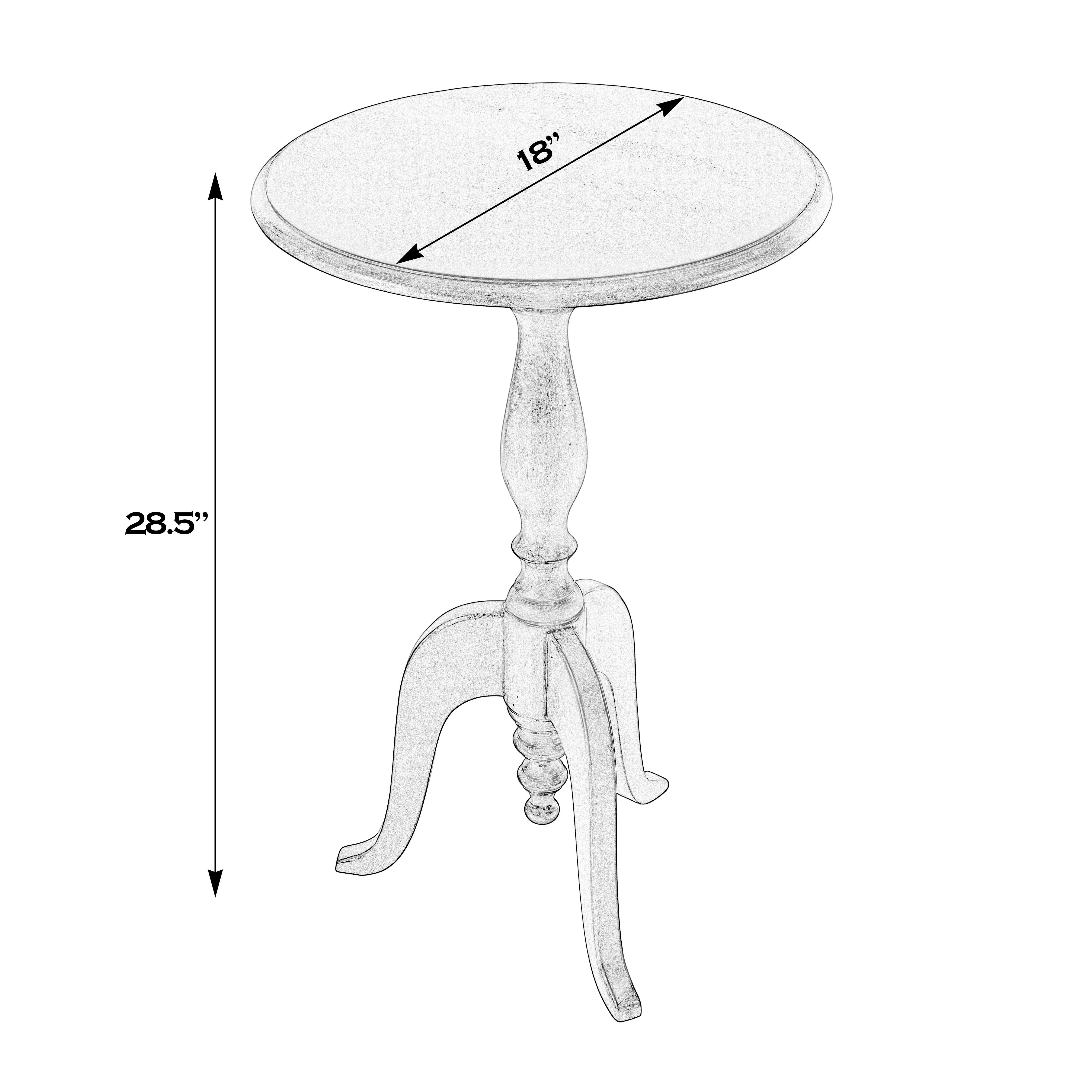 Tia Brown Side Table - Image 3