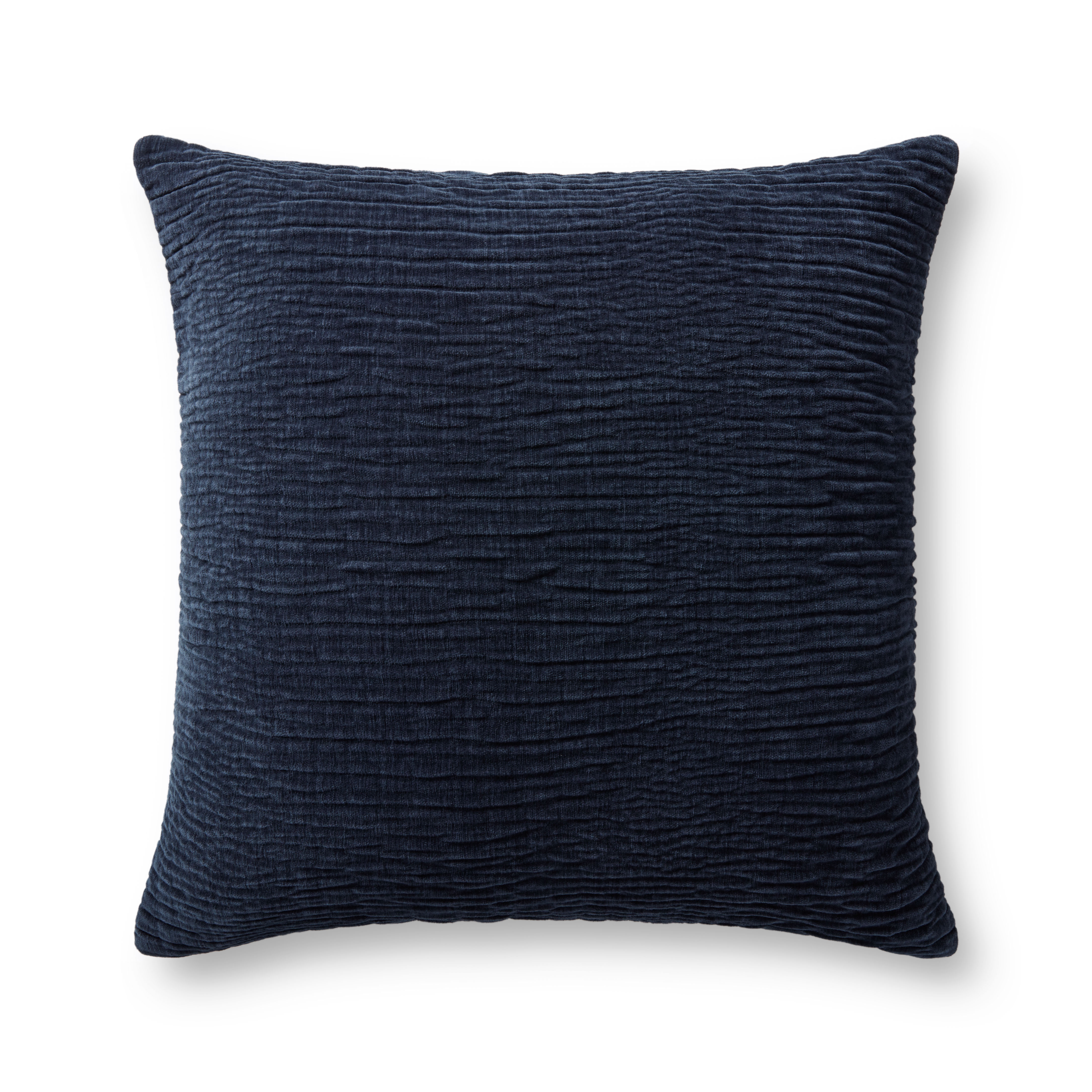 Loloi Pillows Navy 22" x 22" Cover w/Down - Image 0