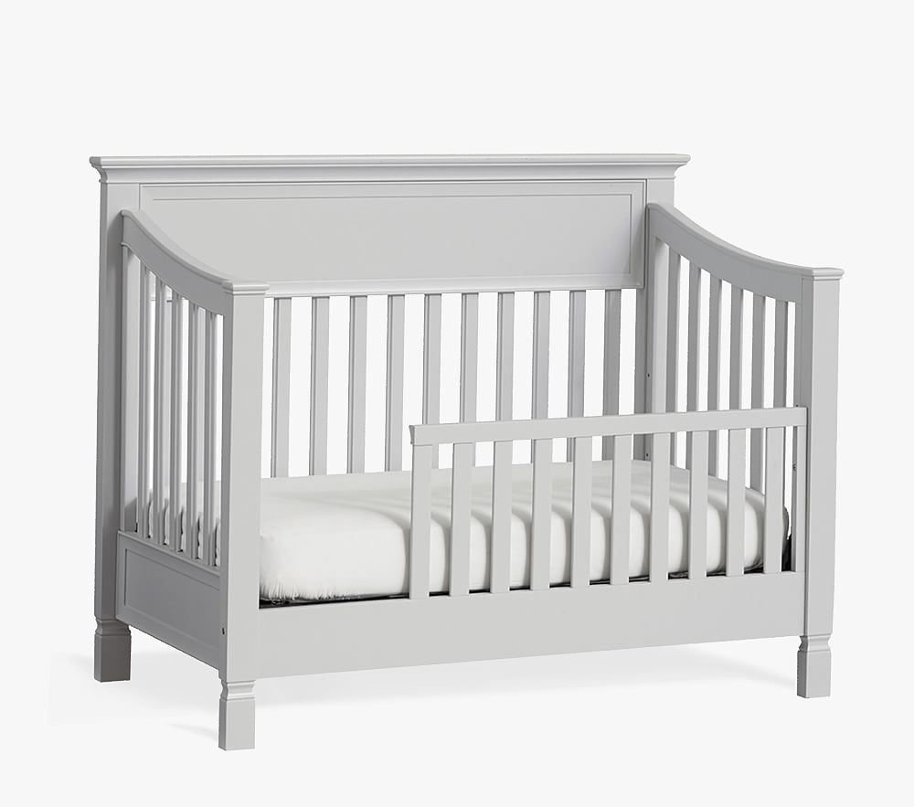 Larkin 4-in-1 Toddler Bed Conversion Kit, Soft Gray - Image 0
