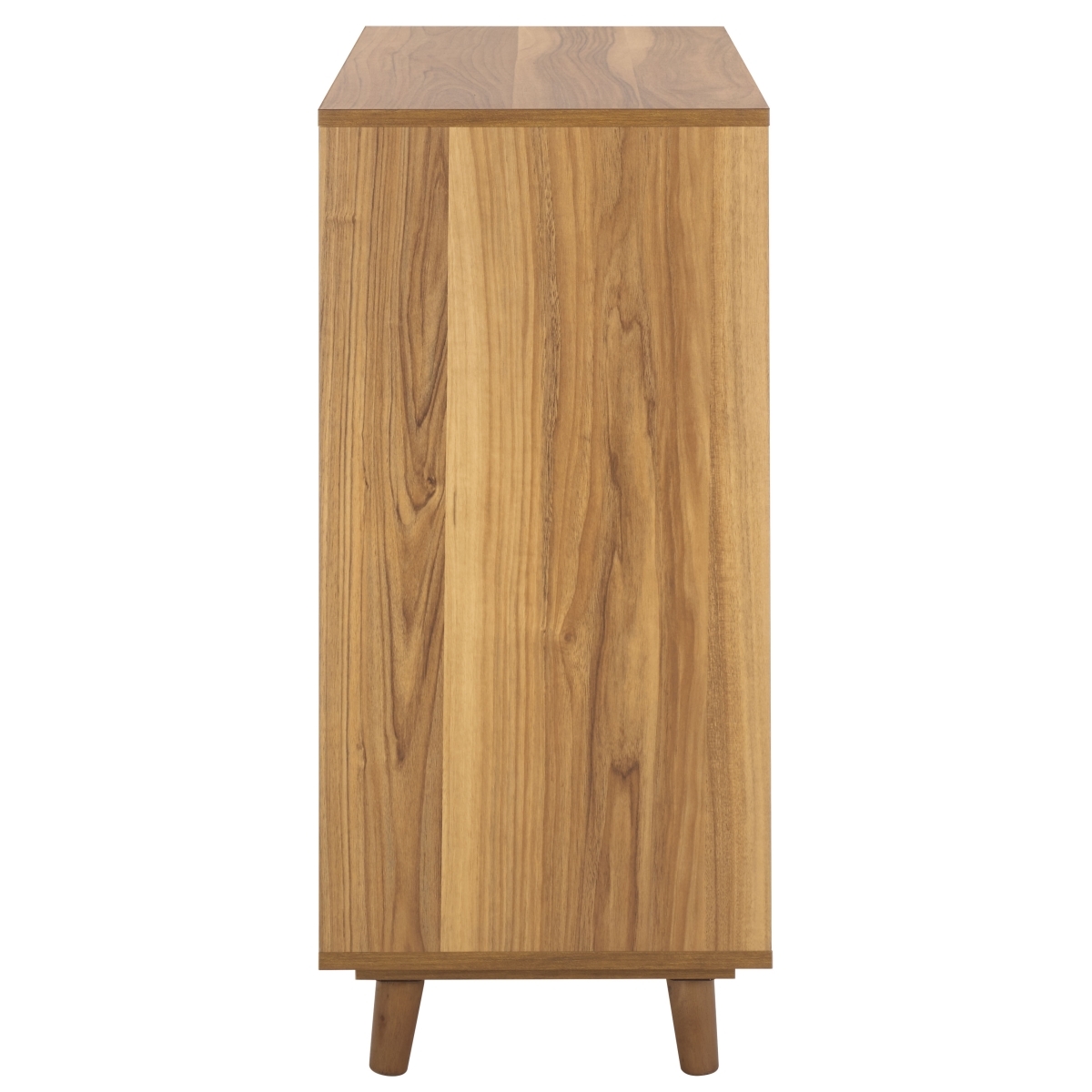 Yona 4 Shelf Accent Table - Brown Oak - Image 6