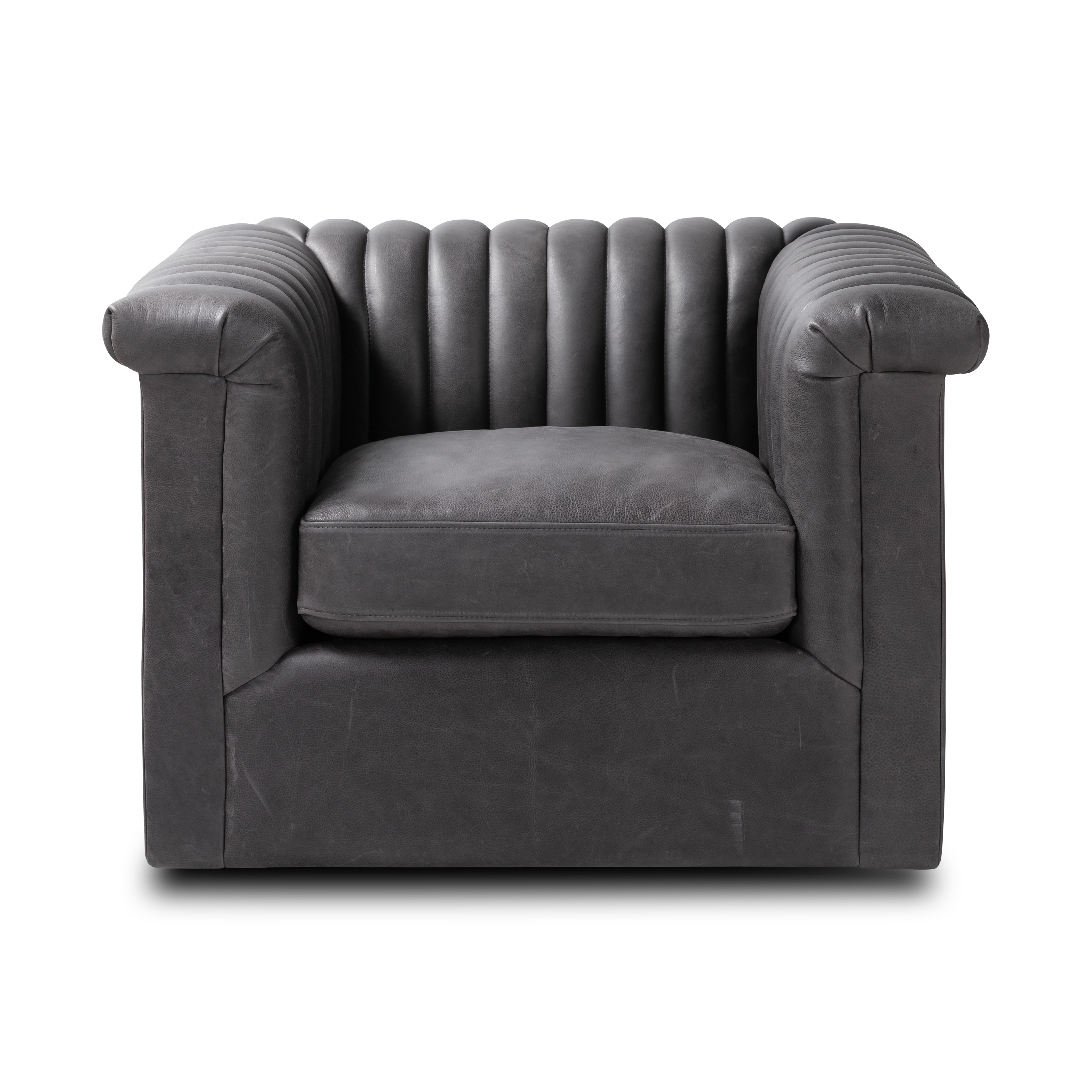 Watson Swivel Chair - Palermo Black - Image 3