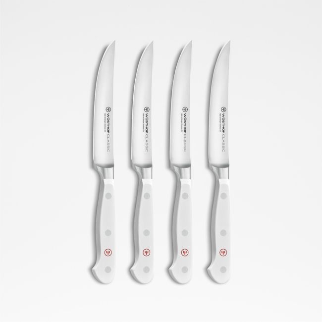 Wusthof Classic White Steak Knives, Set of 4 - Image 0