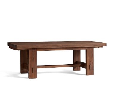 Menlo Reclaimed Wood Extending Dining Table, Camden Teak - Image 0