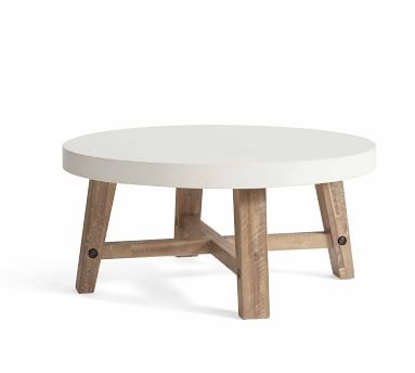 Capitola Concrete Round Coffee Table - Image 2