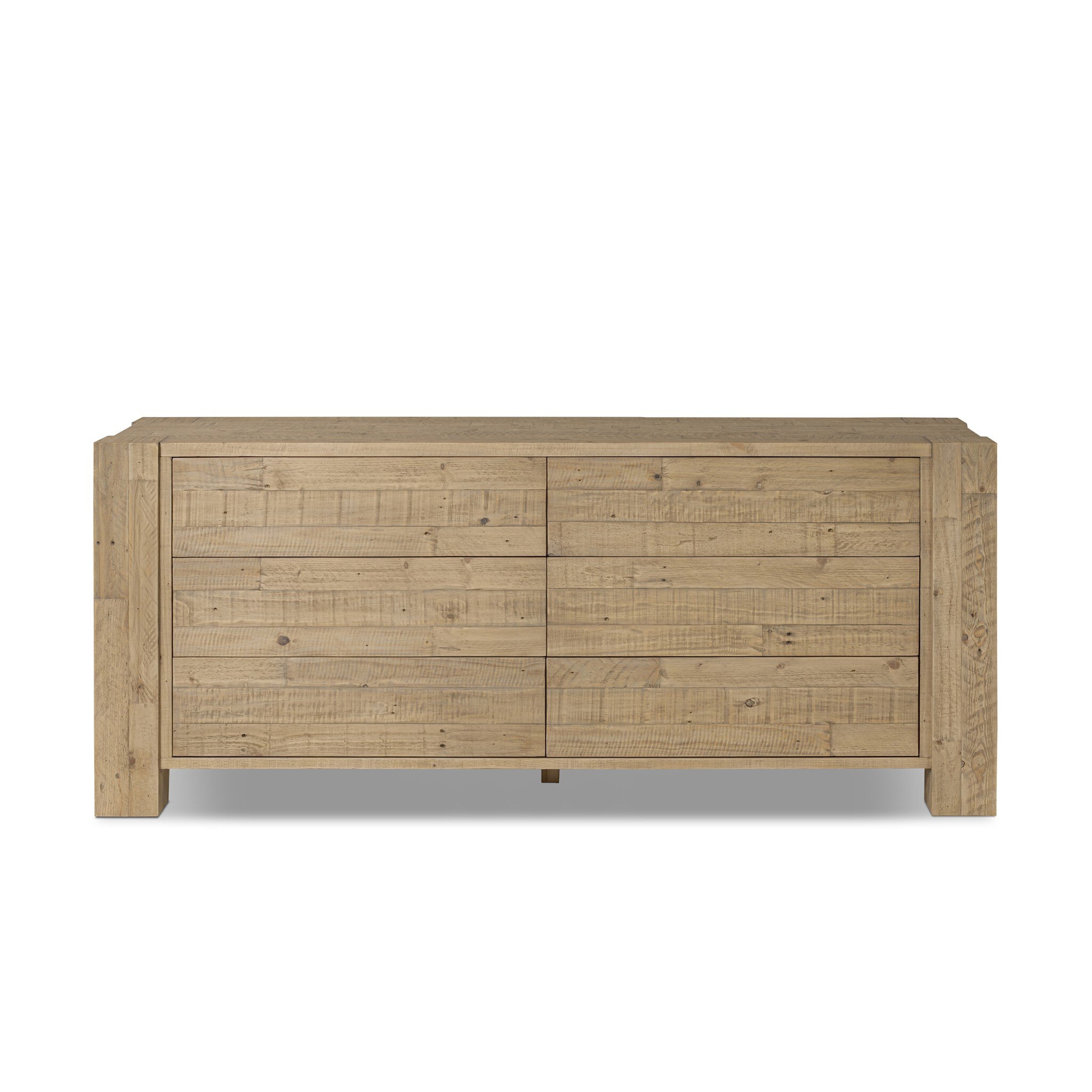 Perot 6 Drawer Dresser - Light Blonde Pine - Image 0