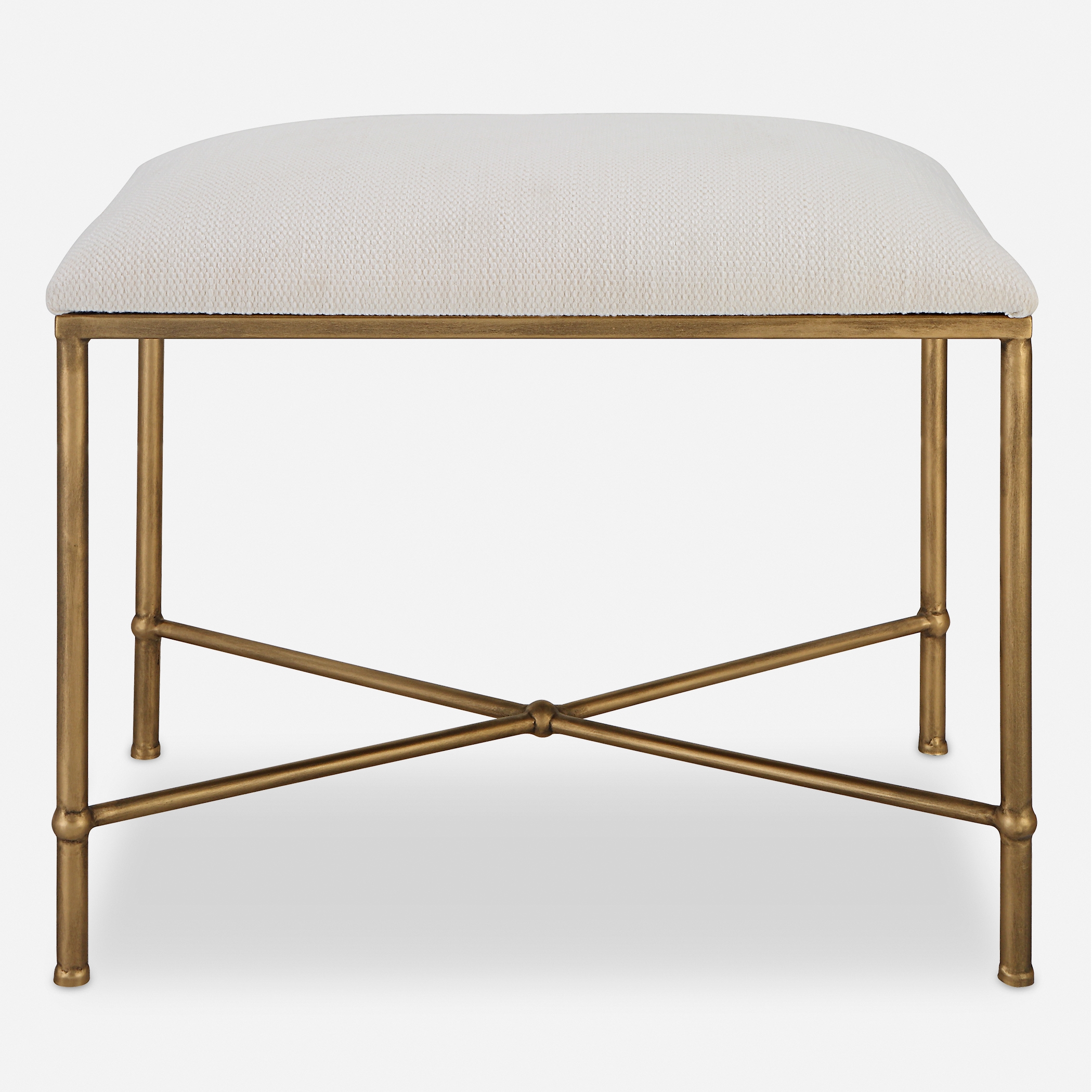 Avenham Small Gold Framed Bench - Image 0