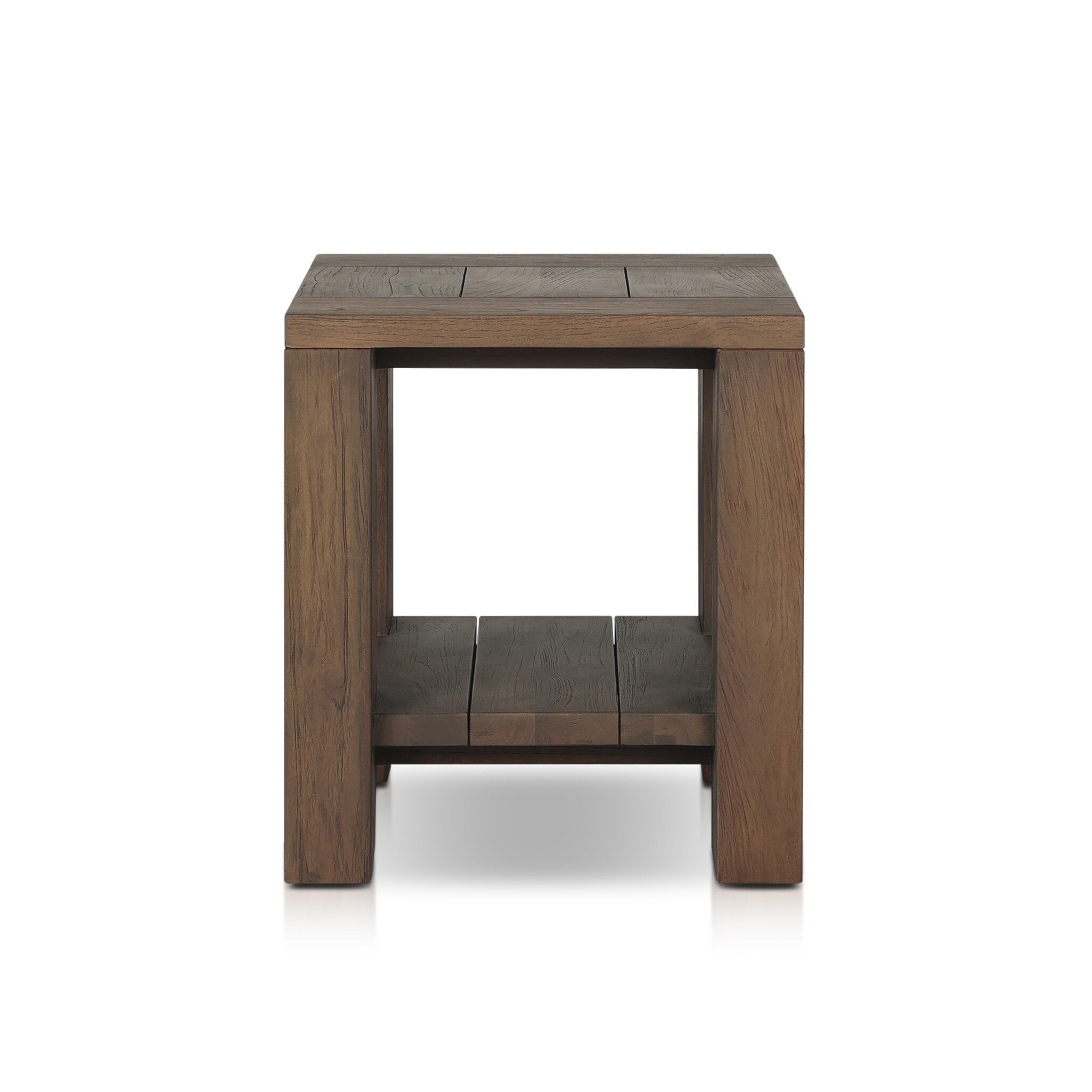 Roca Outdoor End Table - Stained Heritage Brown-FSC - Image 2
